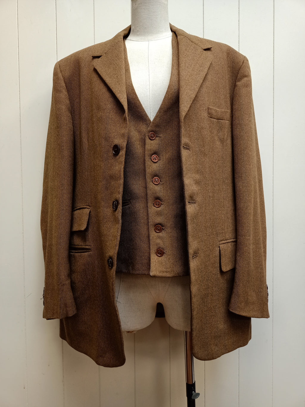 Vintage Mens Vance Vivian Blazer & Waistcoat