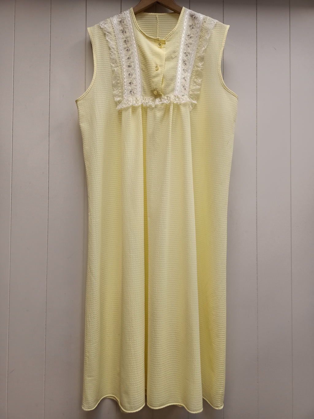 Vintage Yellow Striped Nightie