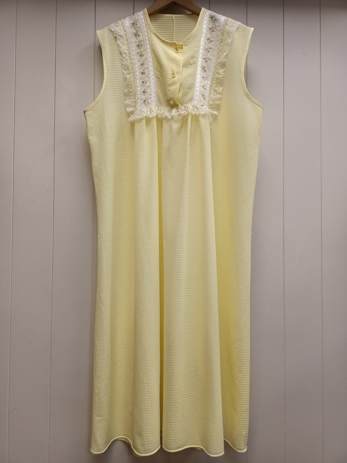 Vintage Yellow Striped Nightie