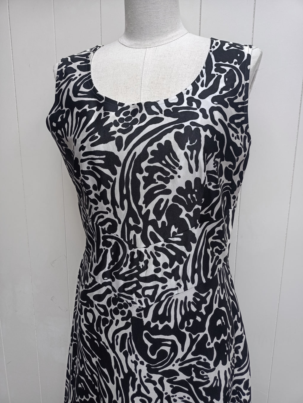 Vintage Abstract Floral Dress