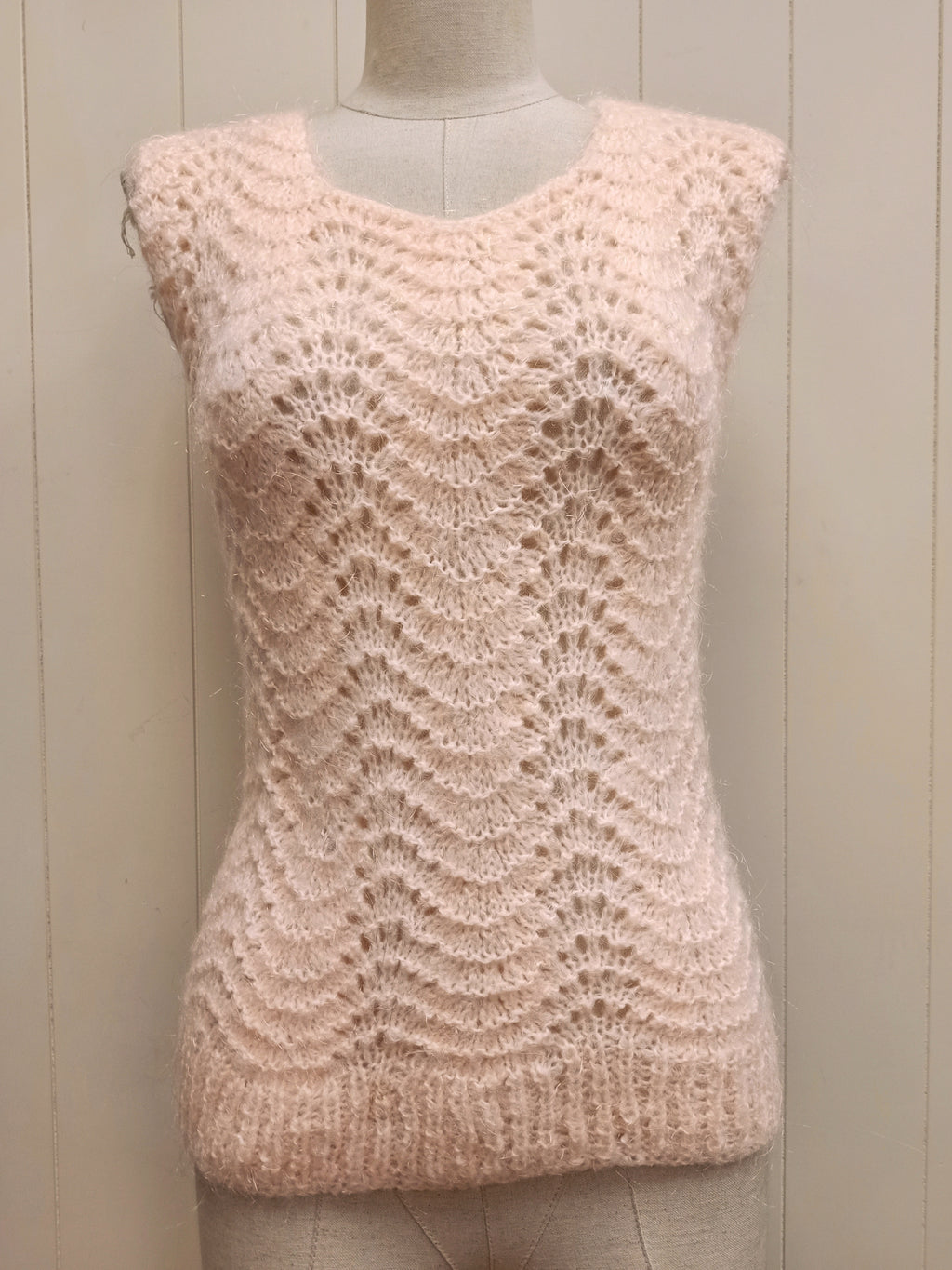Vintage Wave Handknit Shirt