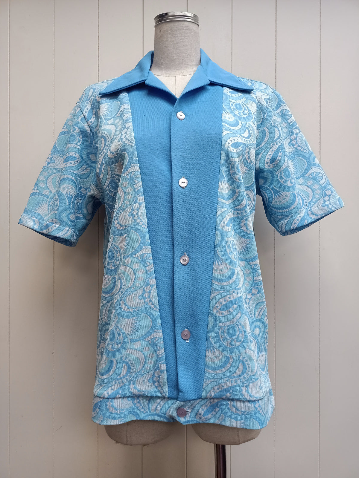 Vintage Mens Leo Maglia Paisley Shirt