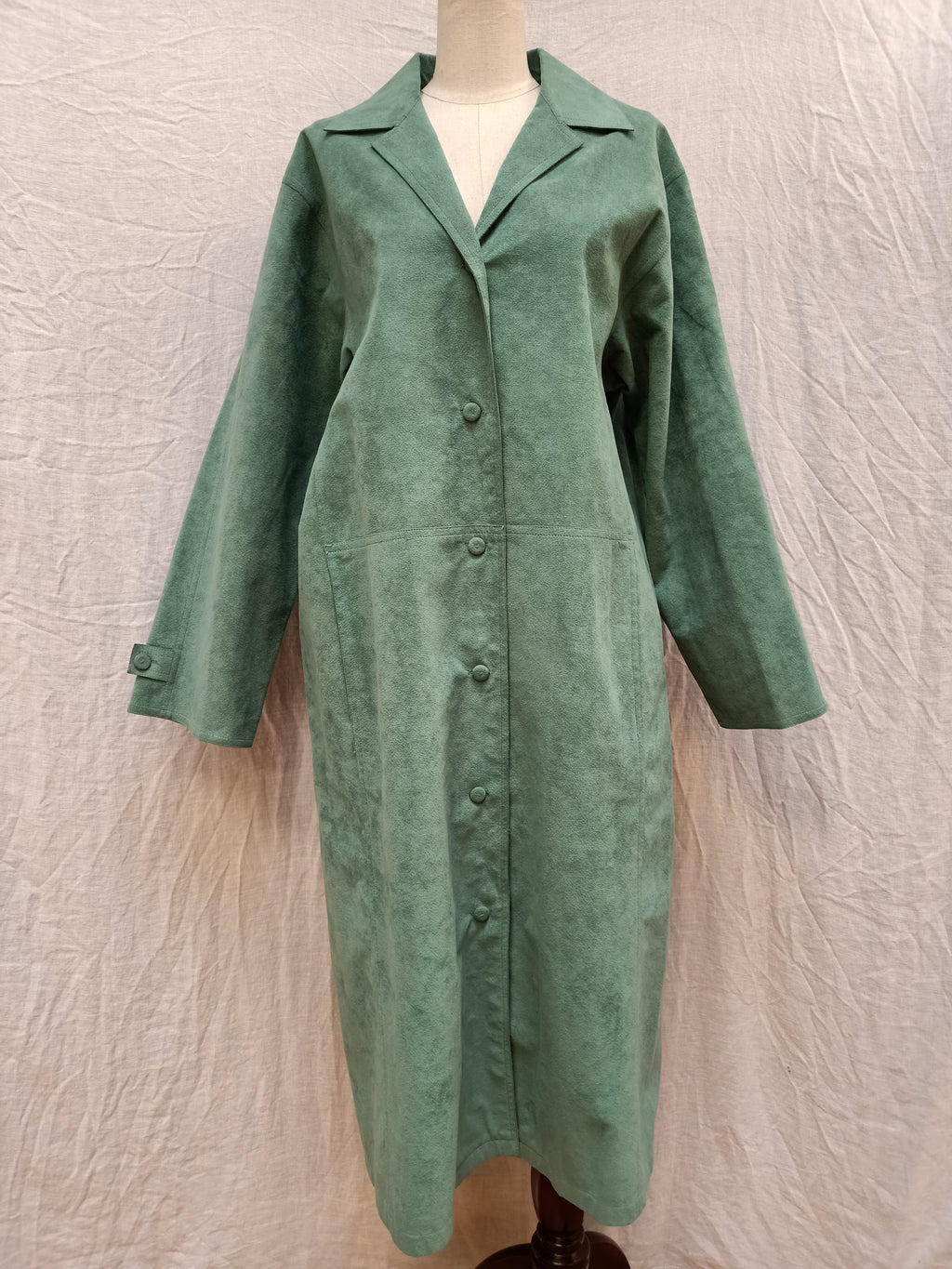 El-Jay Retro Faux Suede Coat