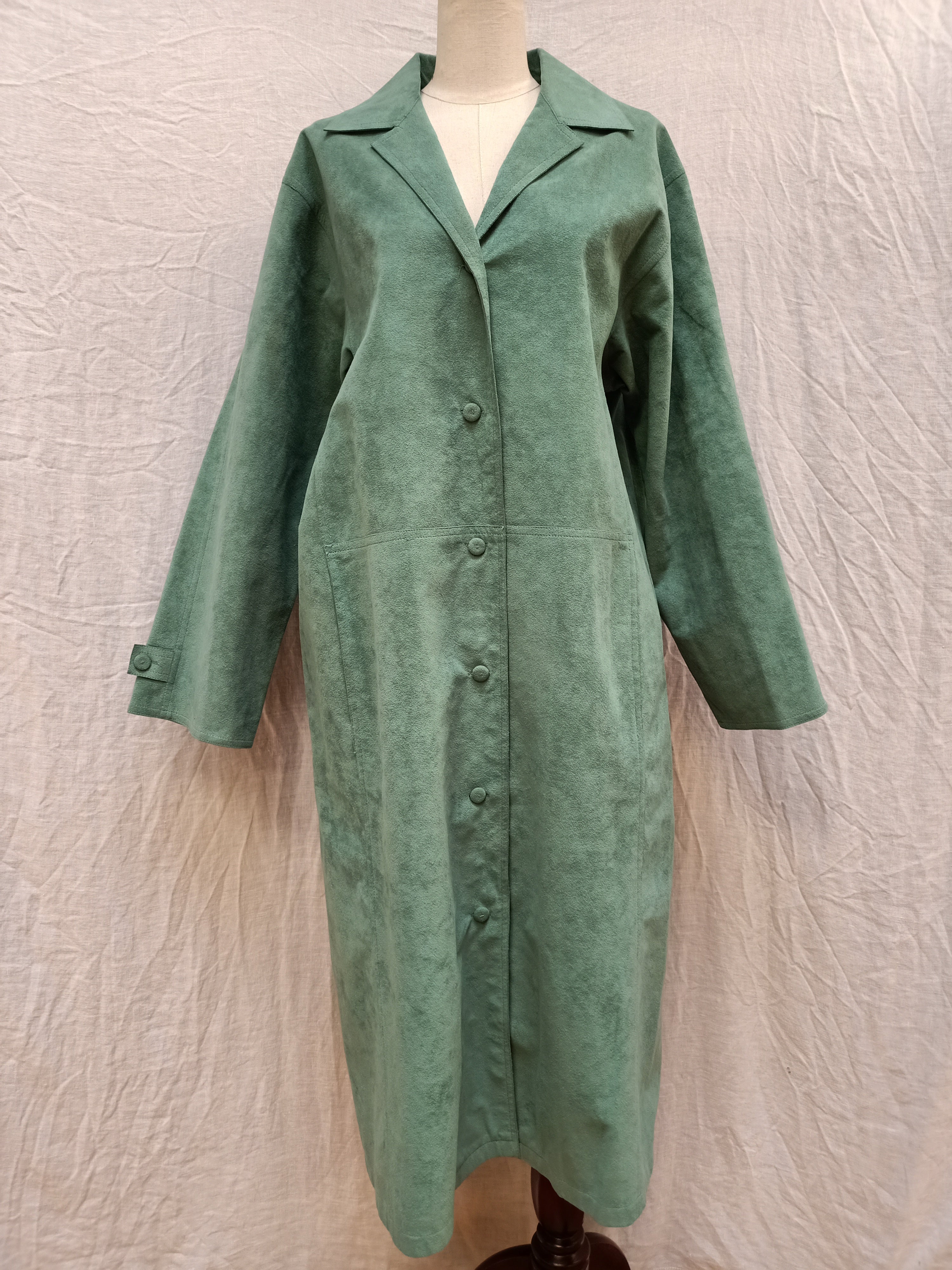 El-Jay Retro Faux Suede Coat