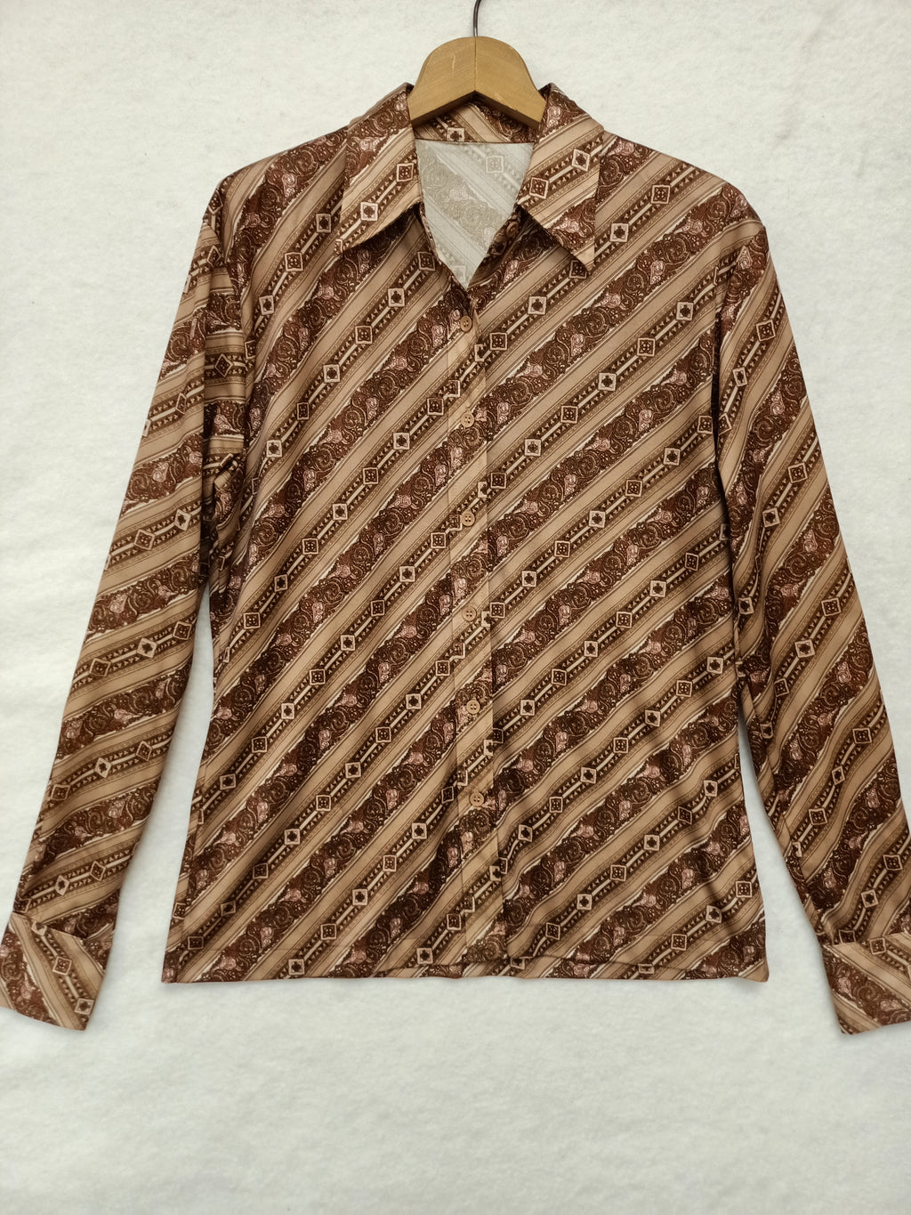 Vintage Medallion Striped Shirt
