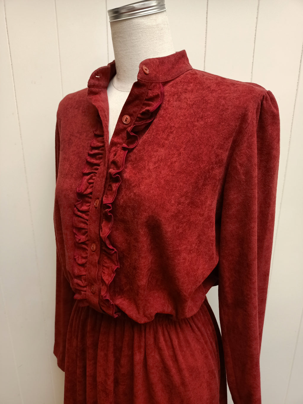 Vintage Pascalle Maroon Dress