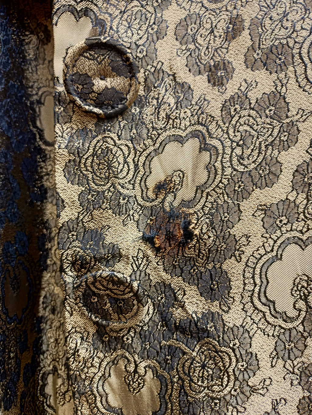 Vintage Gold Brocade Coat
