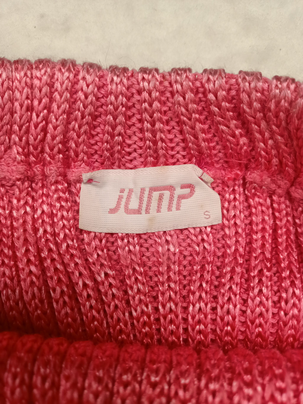 Vintage Jump Pink Knit Skirt