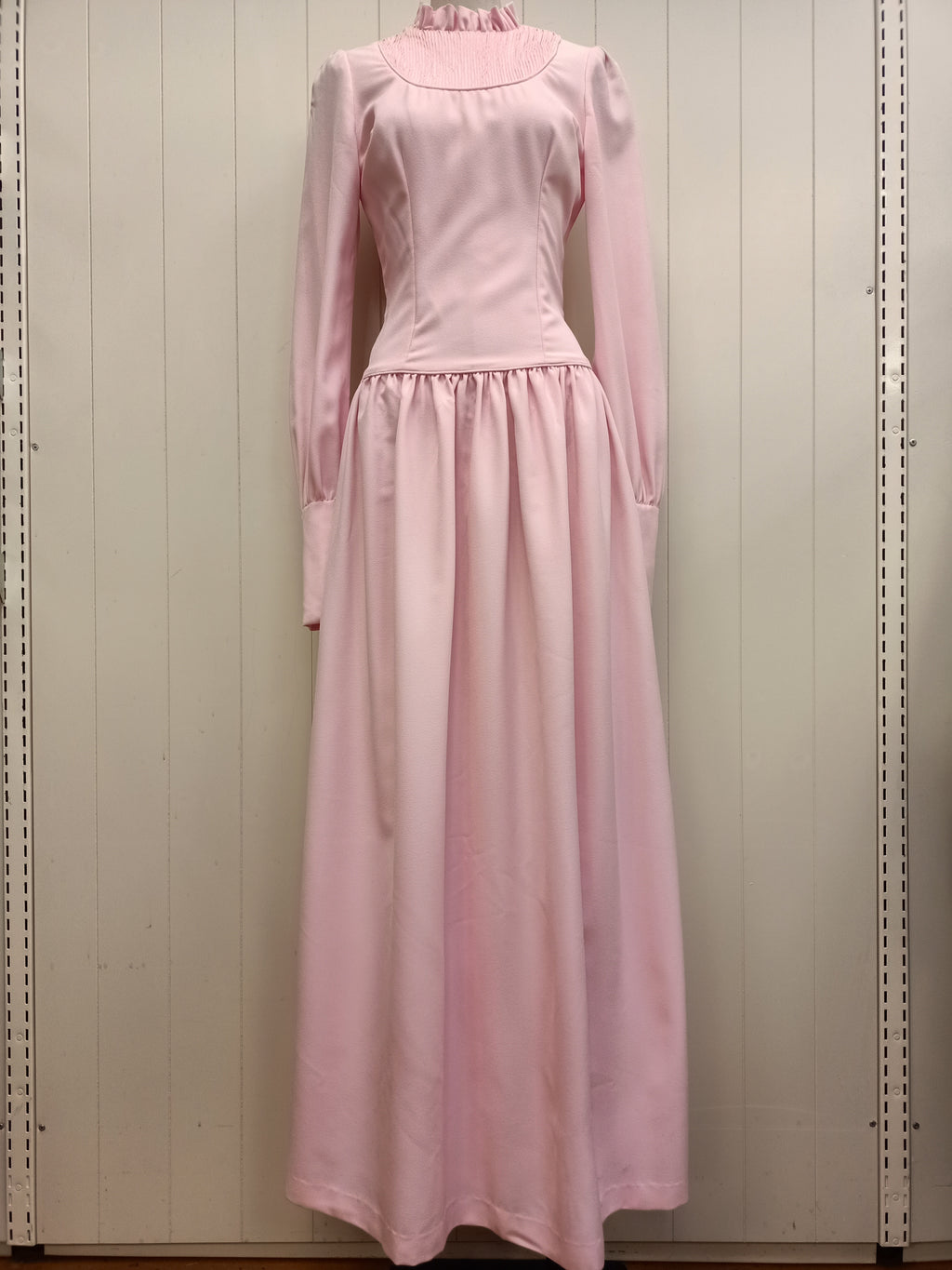 Vintage Prairie Pink Maxi Dress