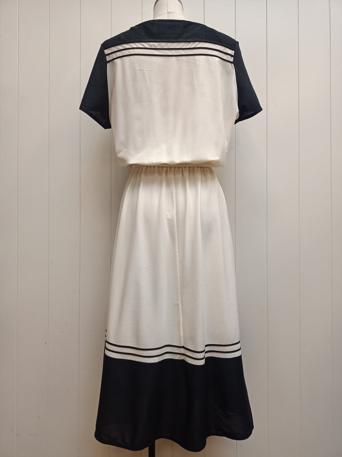 Vintage Estelle Rose Colour Block Dress