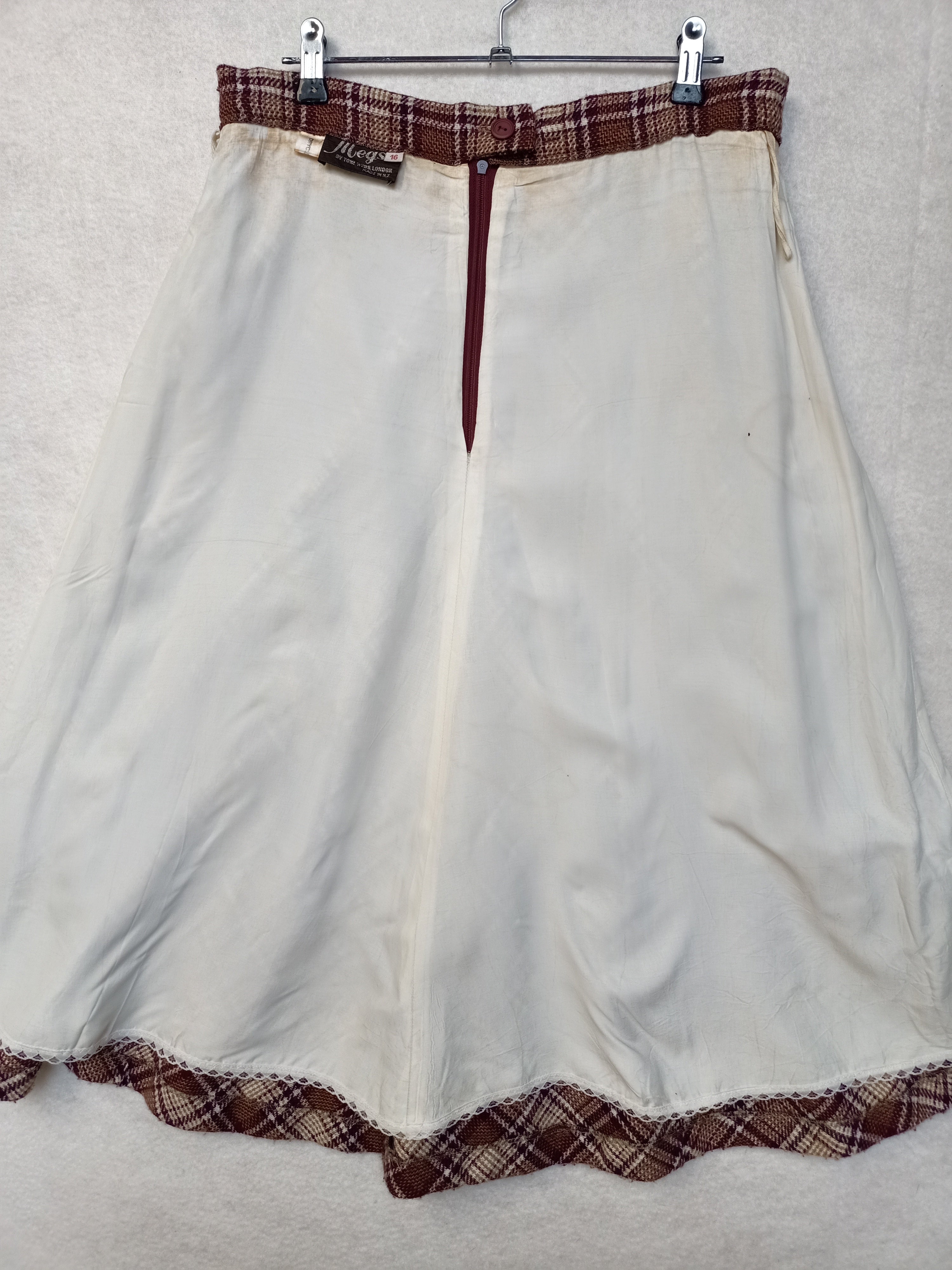 Vintage Megs Plaid Skirt