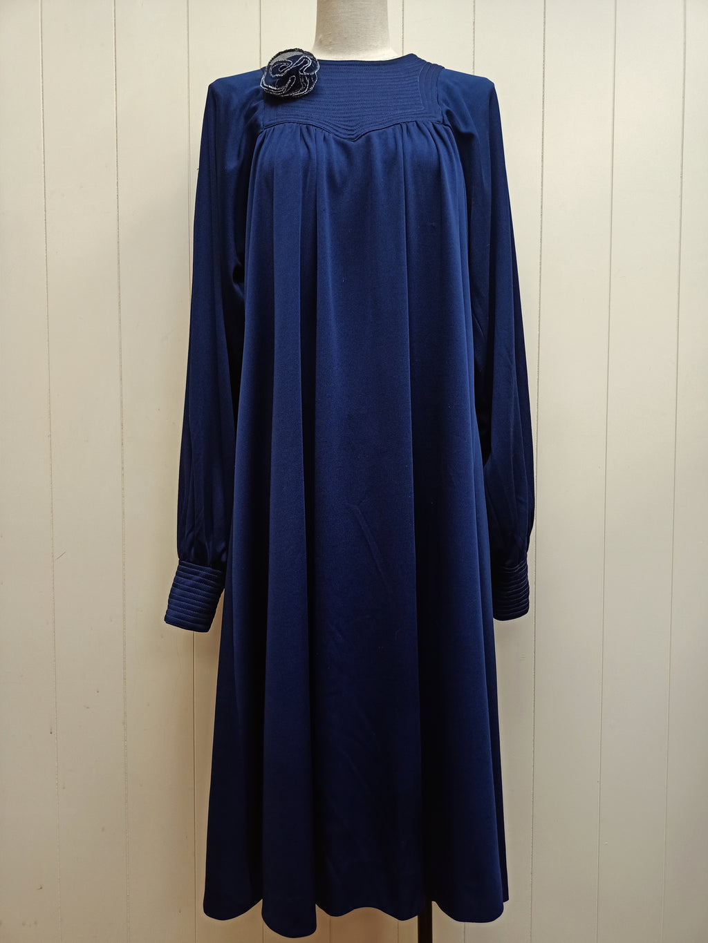 Vintage Deltex Fashion Navy Dress