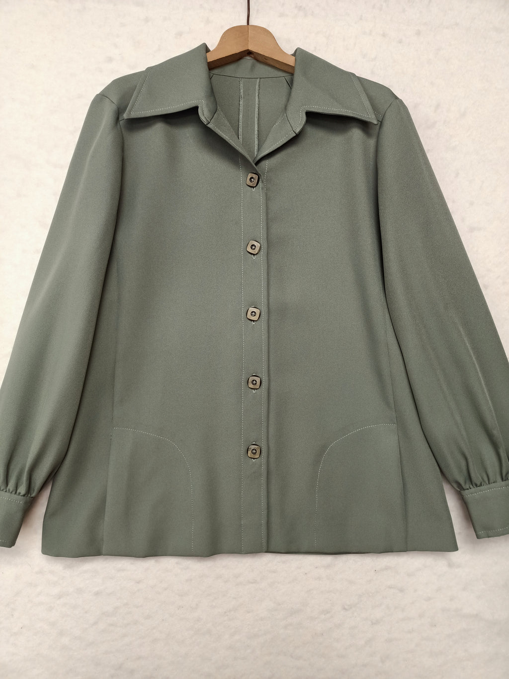Vintage Green Twill Shirt