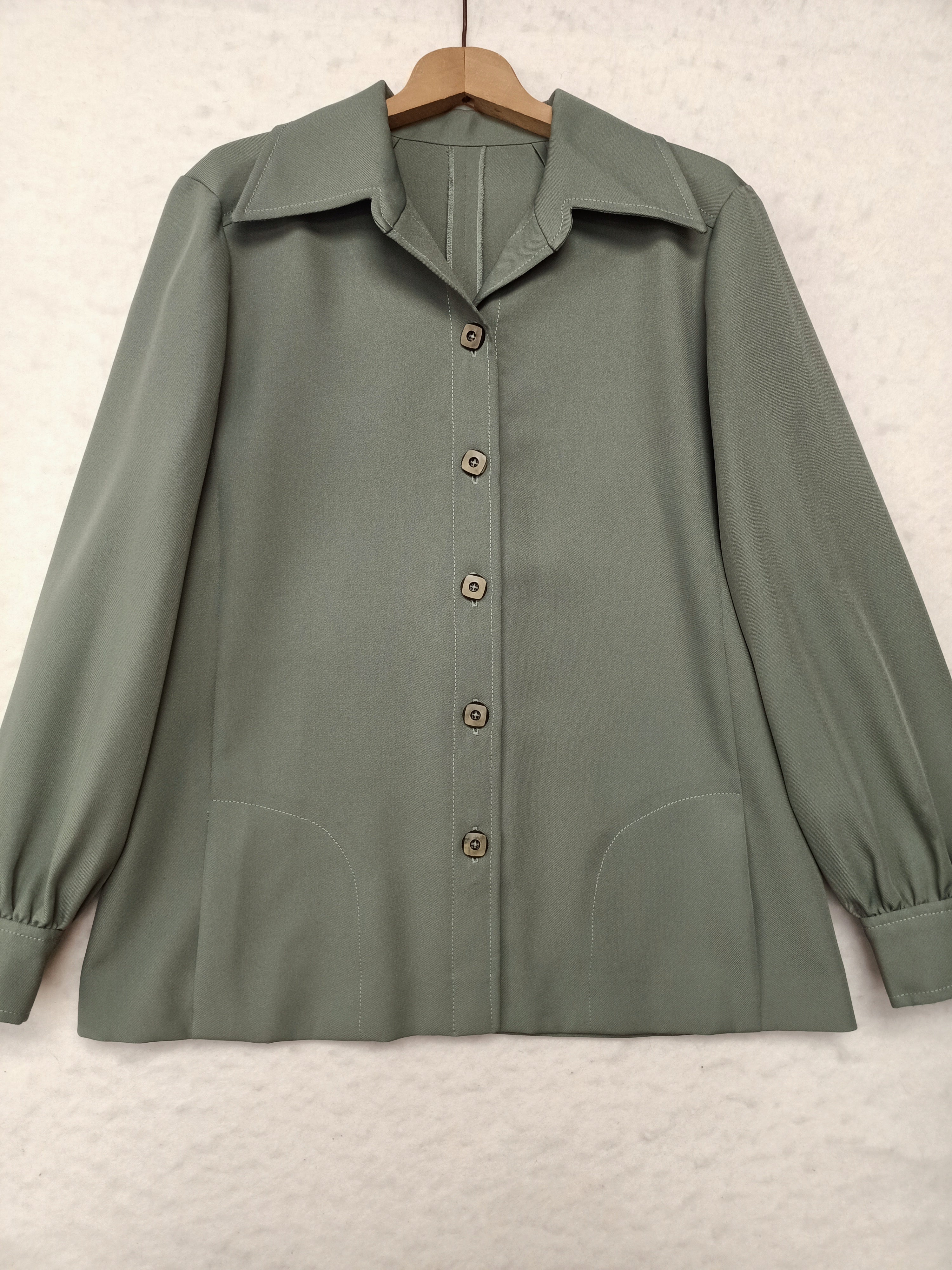 Vintage Green Twill Shirt
