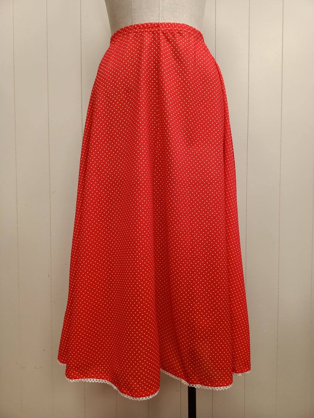 Vintage Red Polka Dot Skirt