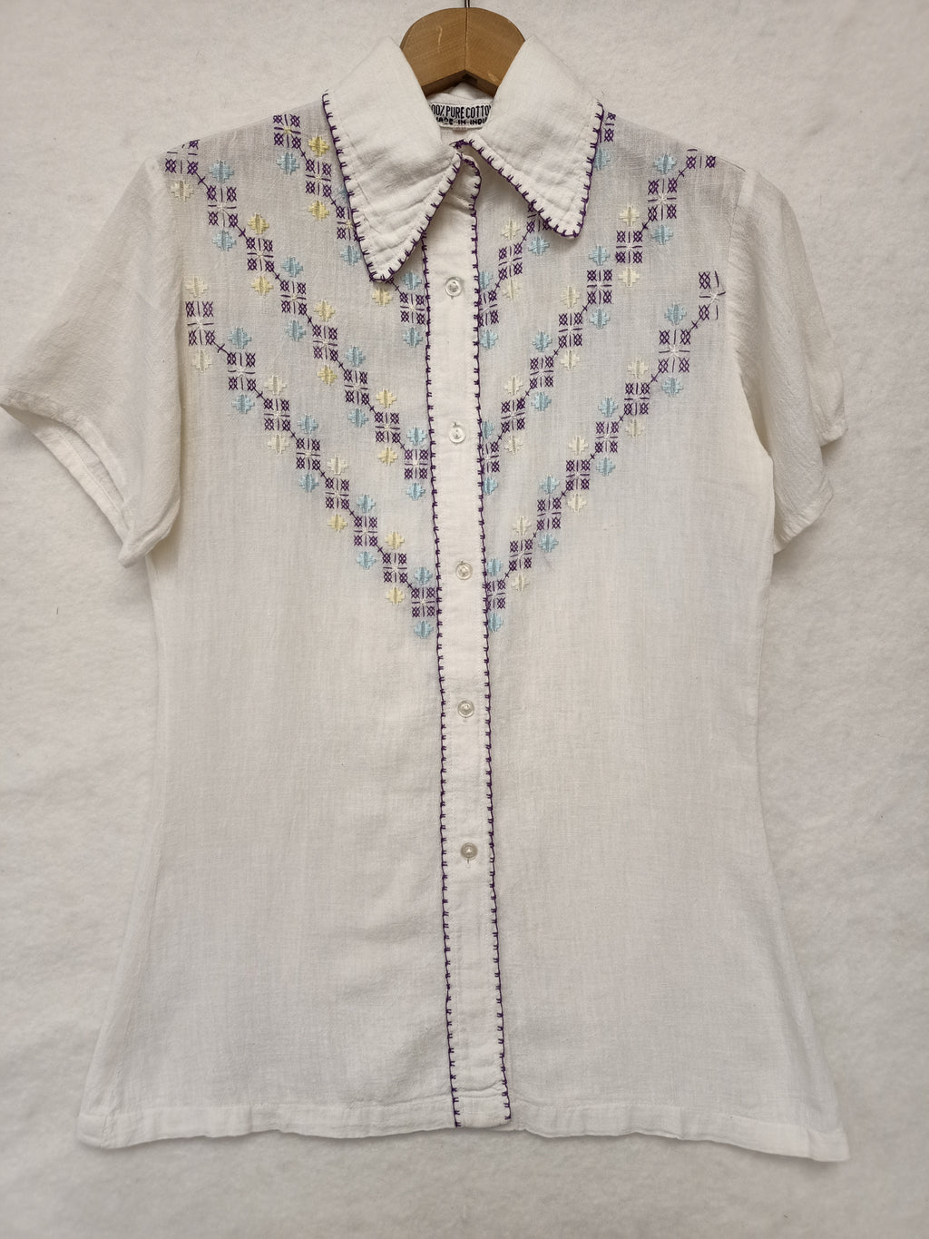 Vintage Cross Stitch Shirt