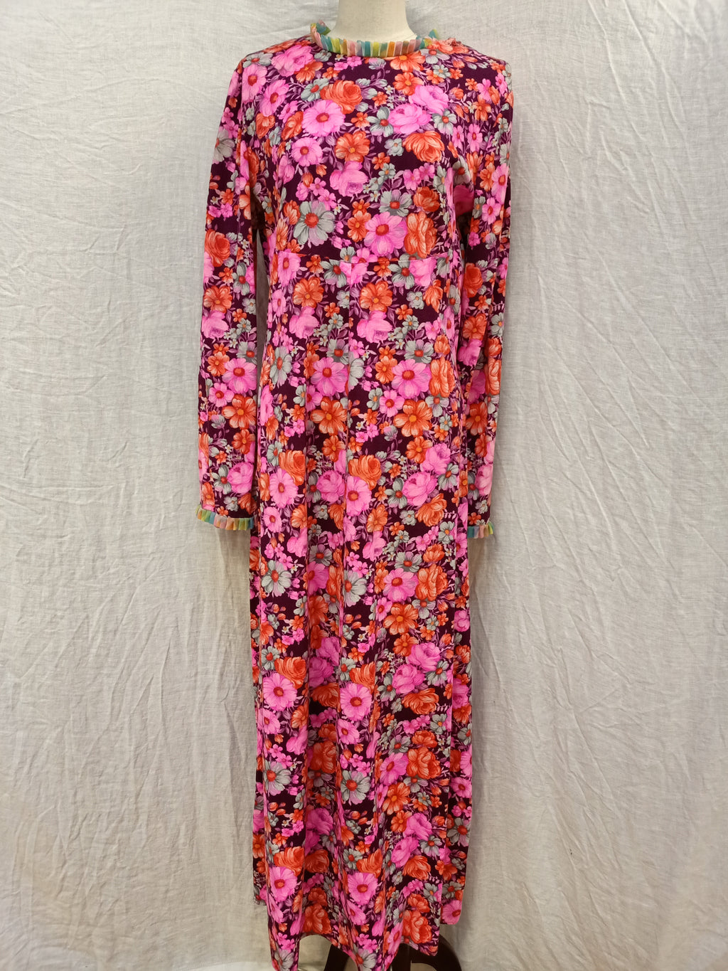 Vintage Pink Rainbow Dress