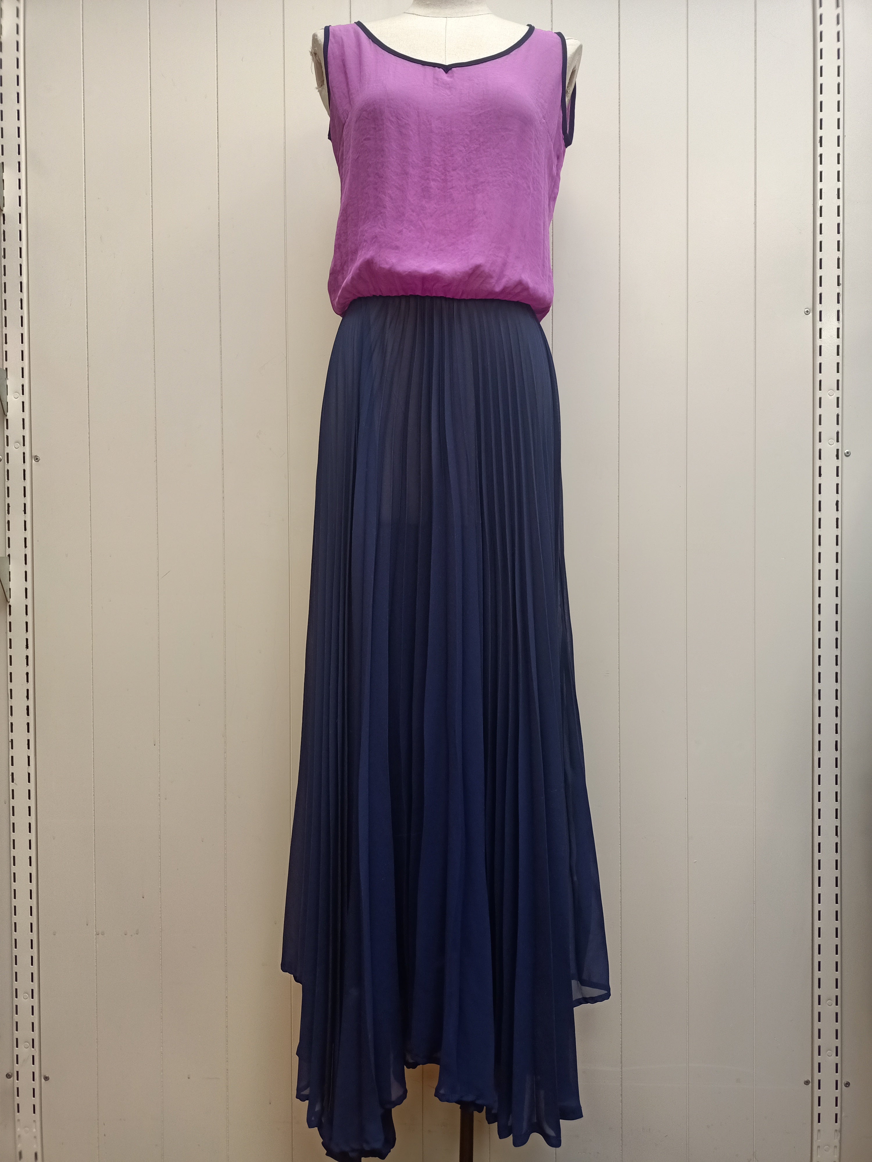 Andrea Moore Colour Block Maxi Dress