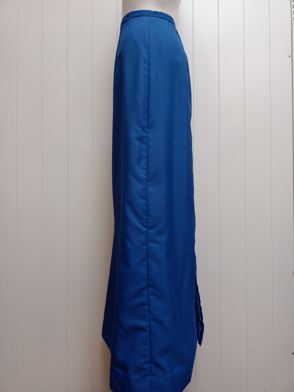Vintage Blue Maxi Skirt