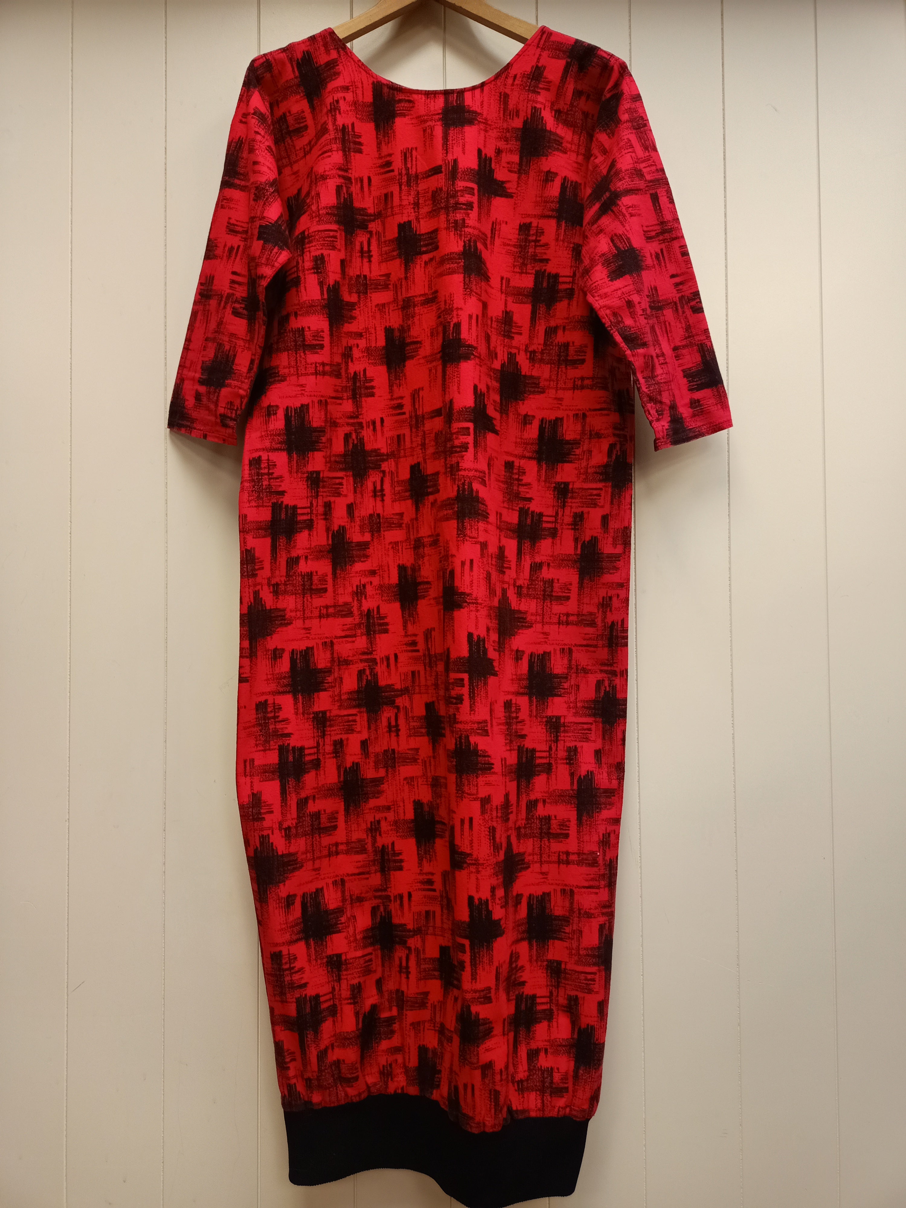 Vintage Red Cocoon Dress