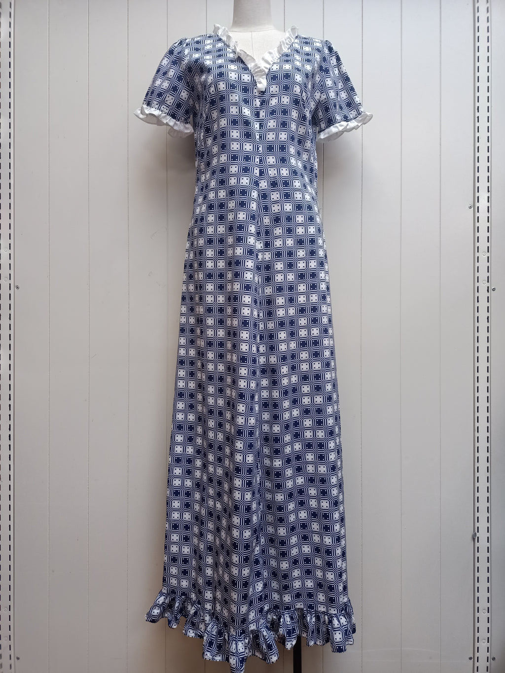 Vintage Dice Maxi Dress