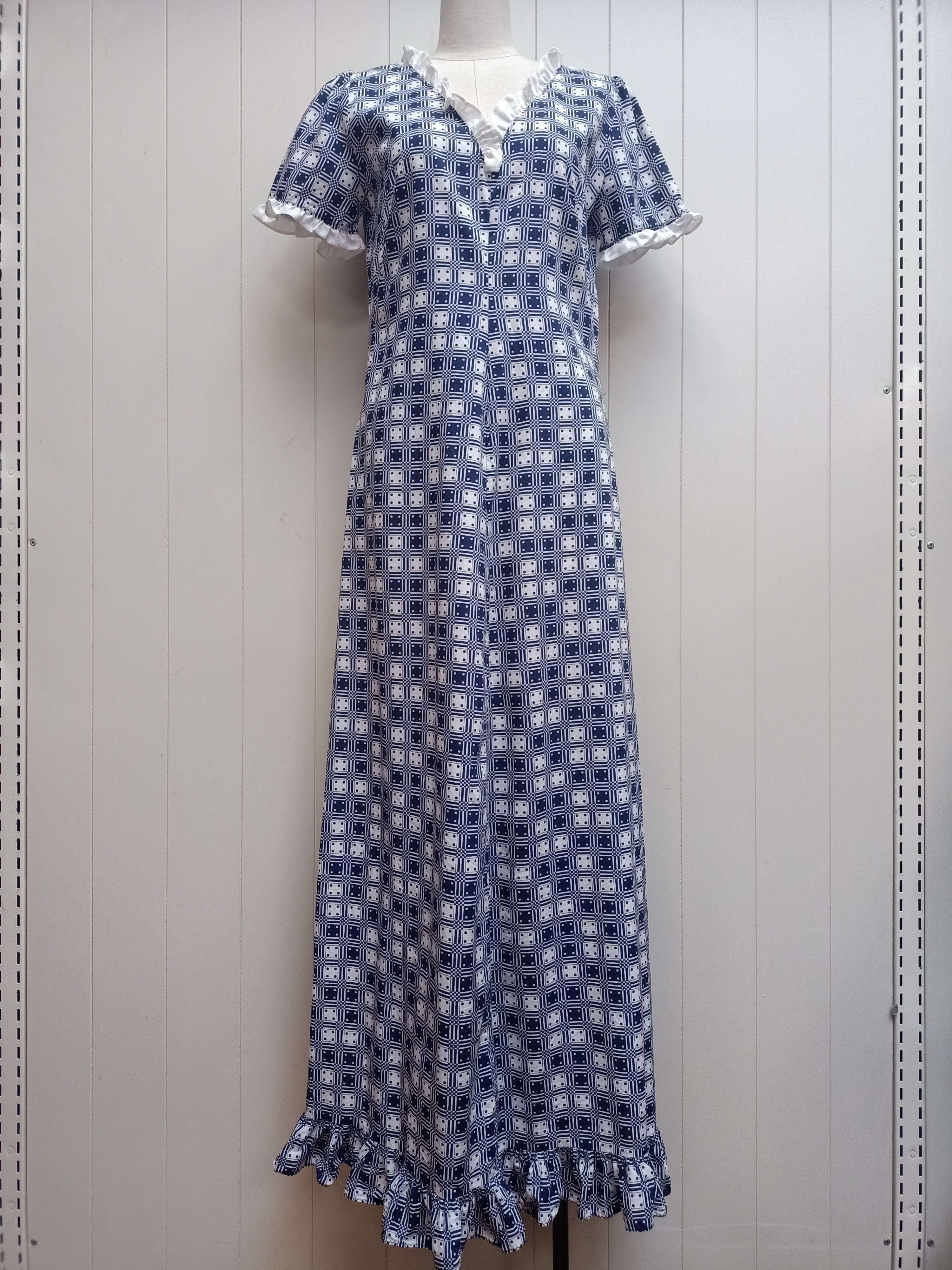 Vintage Dice Maxi Dress