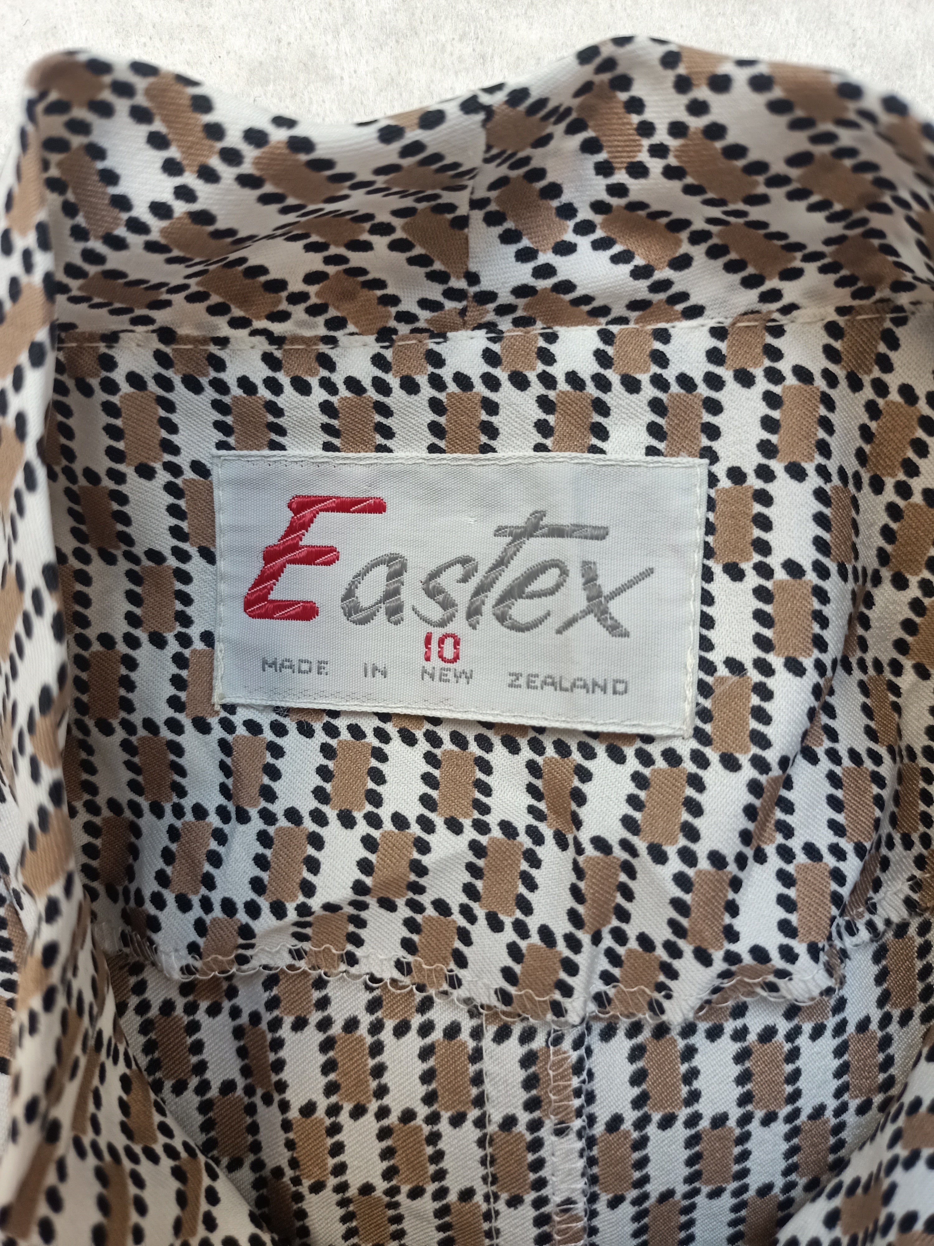 Vintage Eastex Pleated Dress