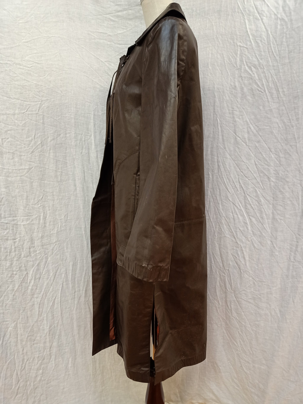 Vintage Selfridges Leather Coat