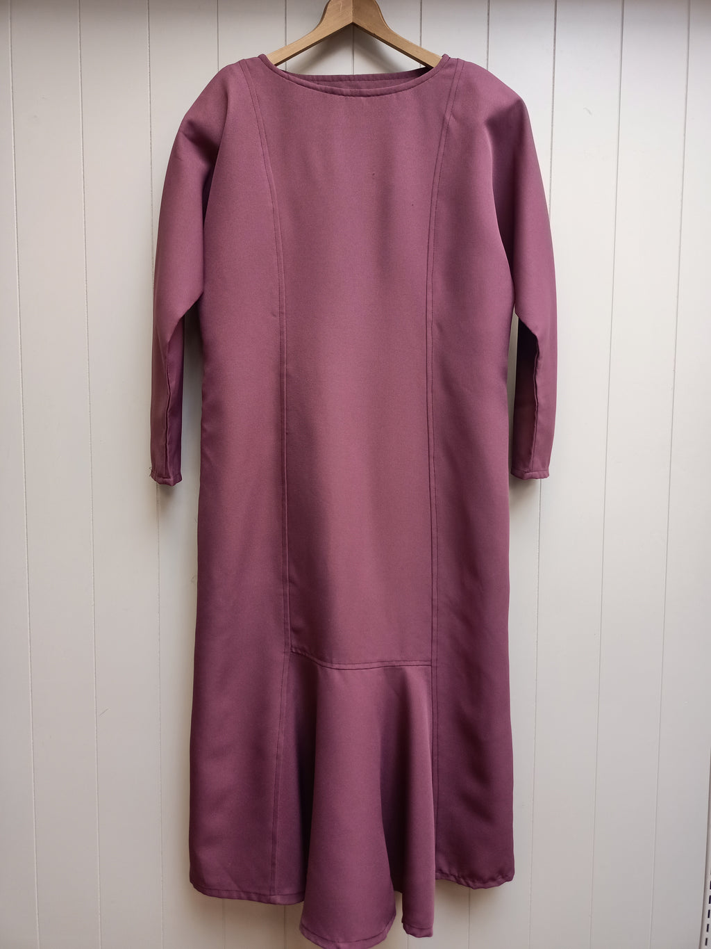 Vintage Aubergine Shift Dress
