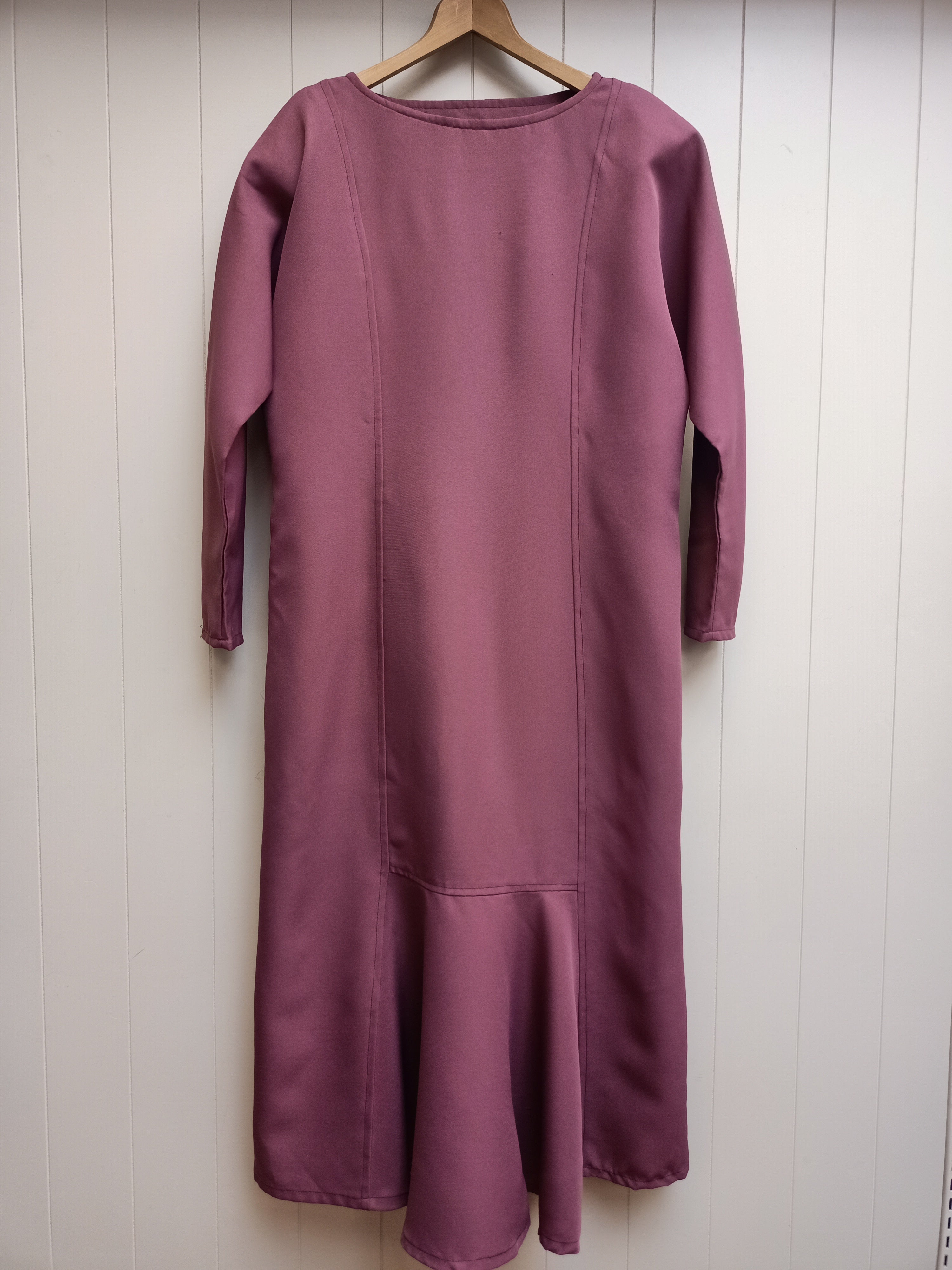 Vintage Aubergine Shift Dress