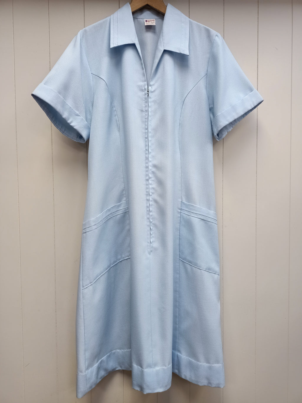 Vintage Professional & Trim Style Blue Dress
