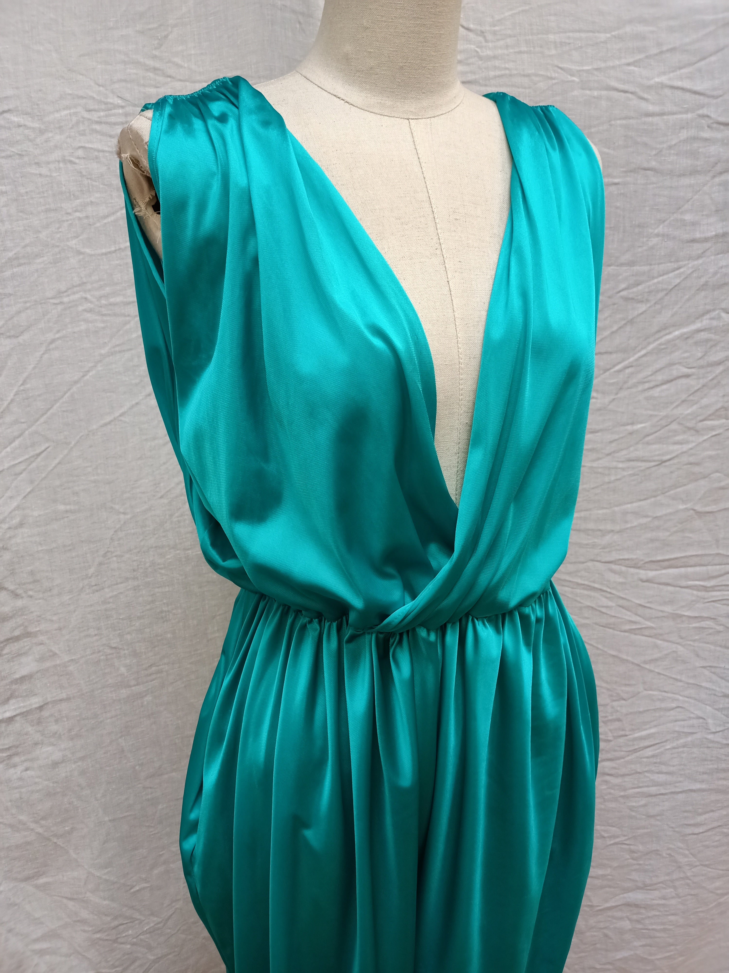 Vintage Teal Jumpsuit