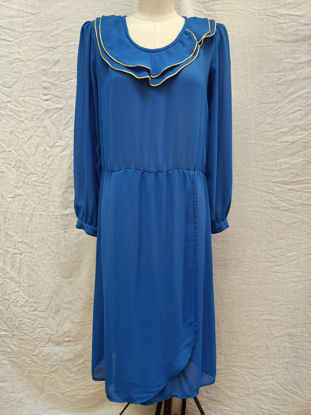 Vintage Sheer Blue Dress