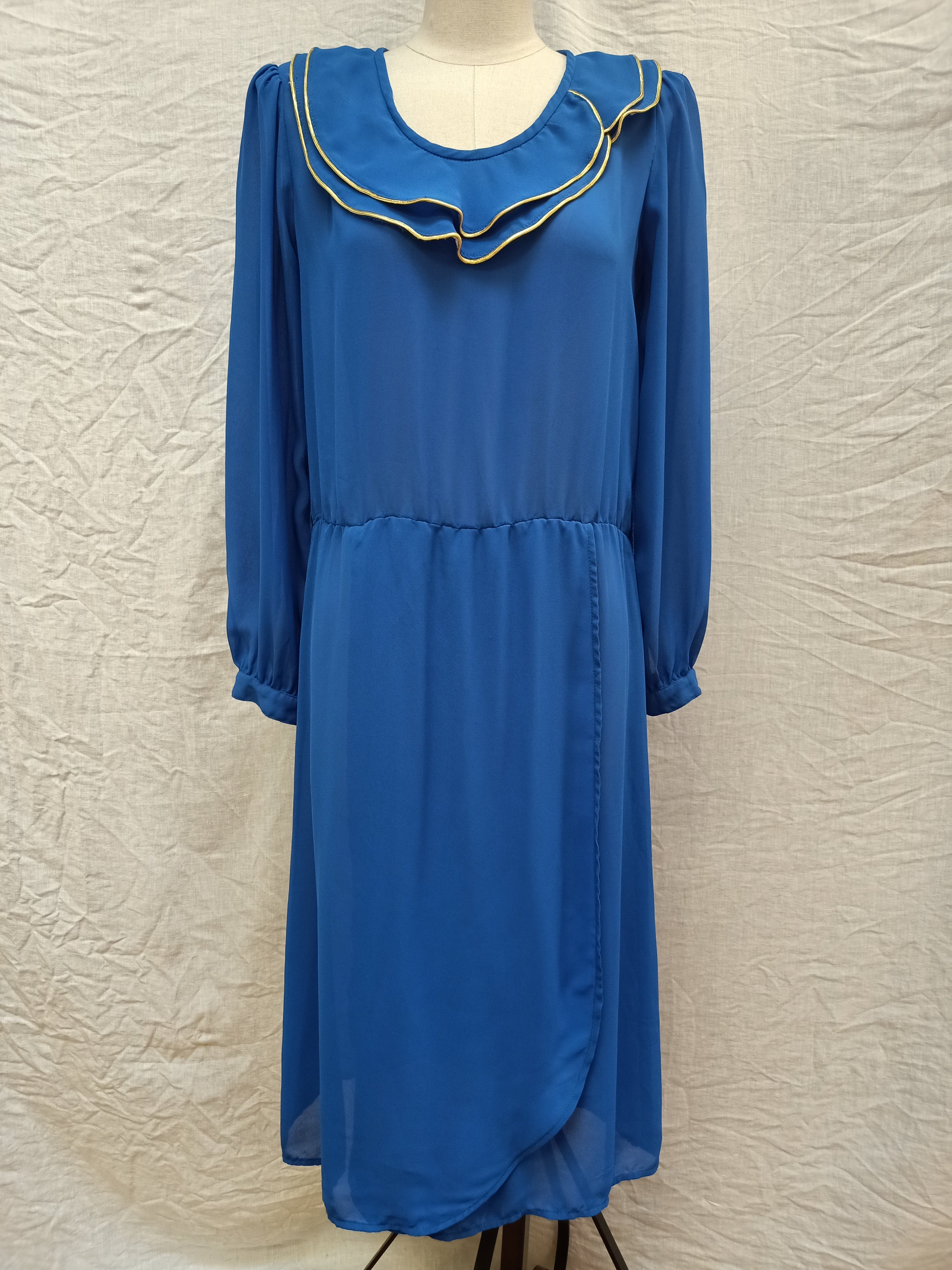 Vintage Sheer Blue Dress