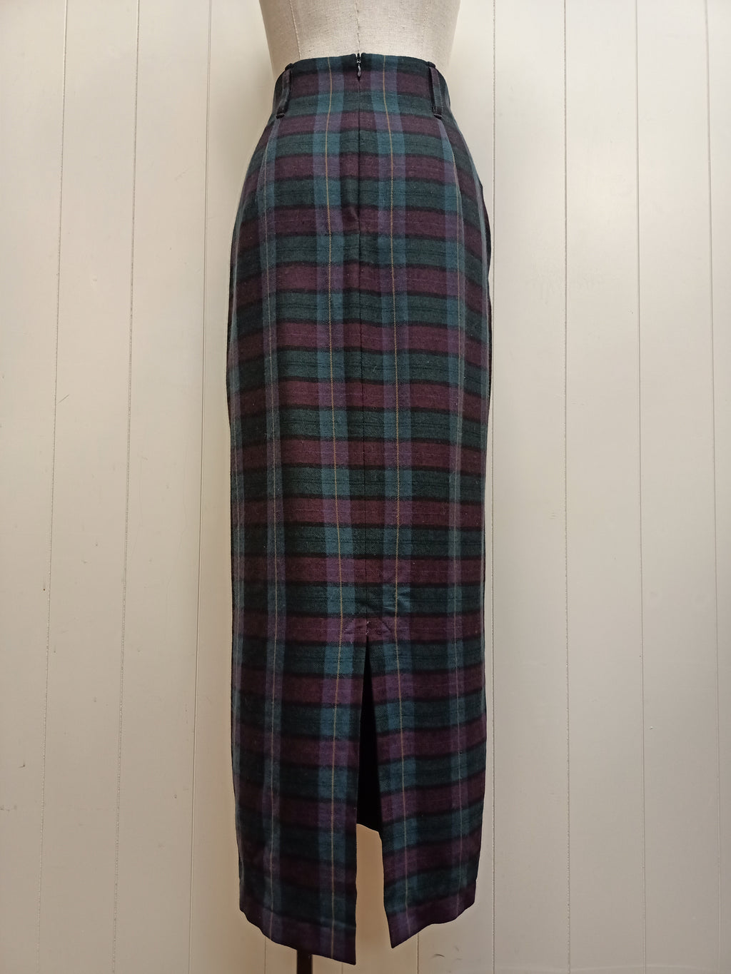 Vintage Country Road Plaid Skirt