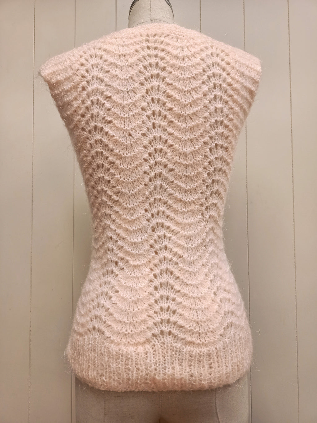 Vintage Wave Handknit Shirt