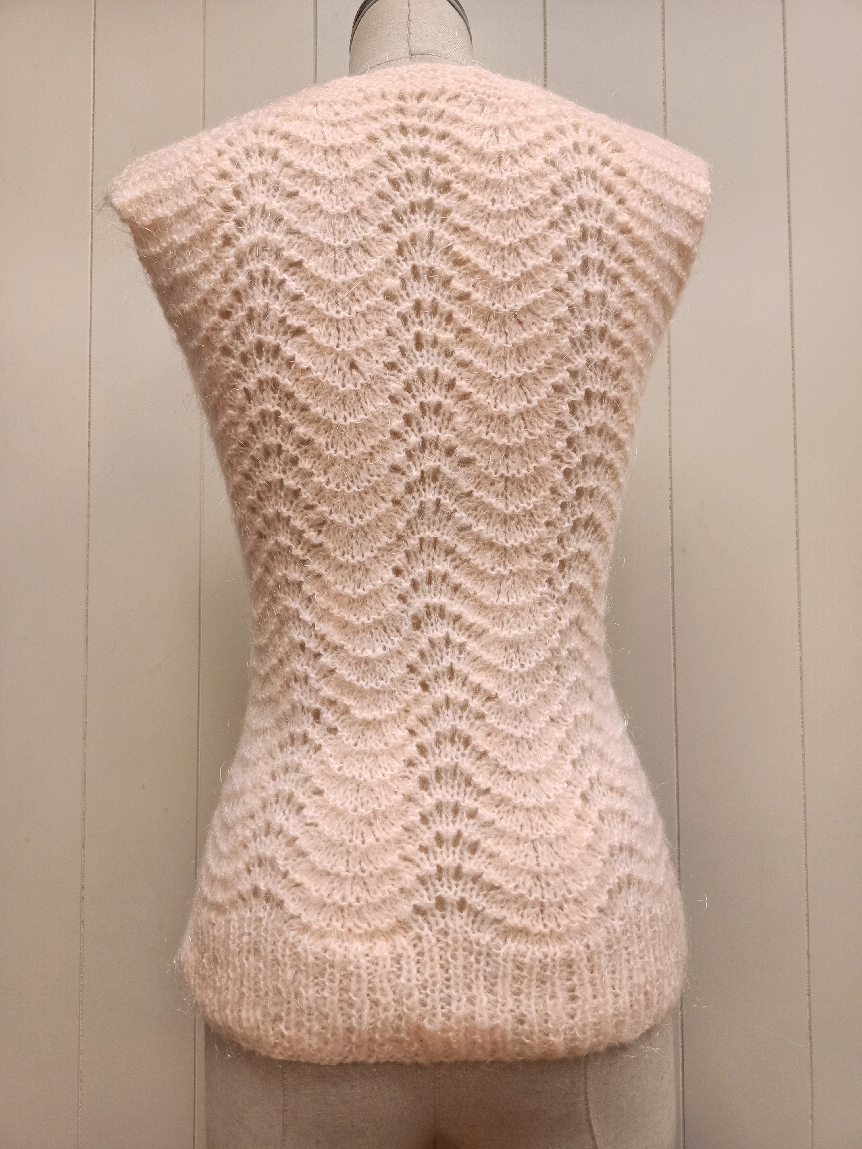 Vintage Wave Handknit Shirt
