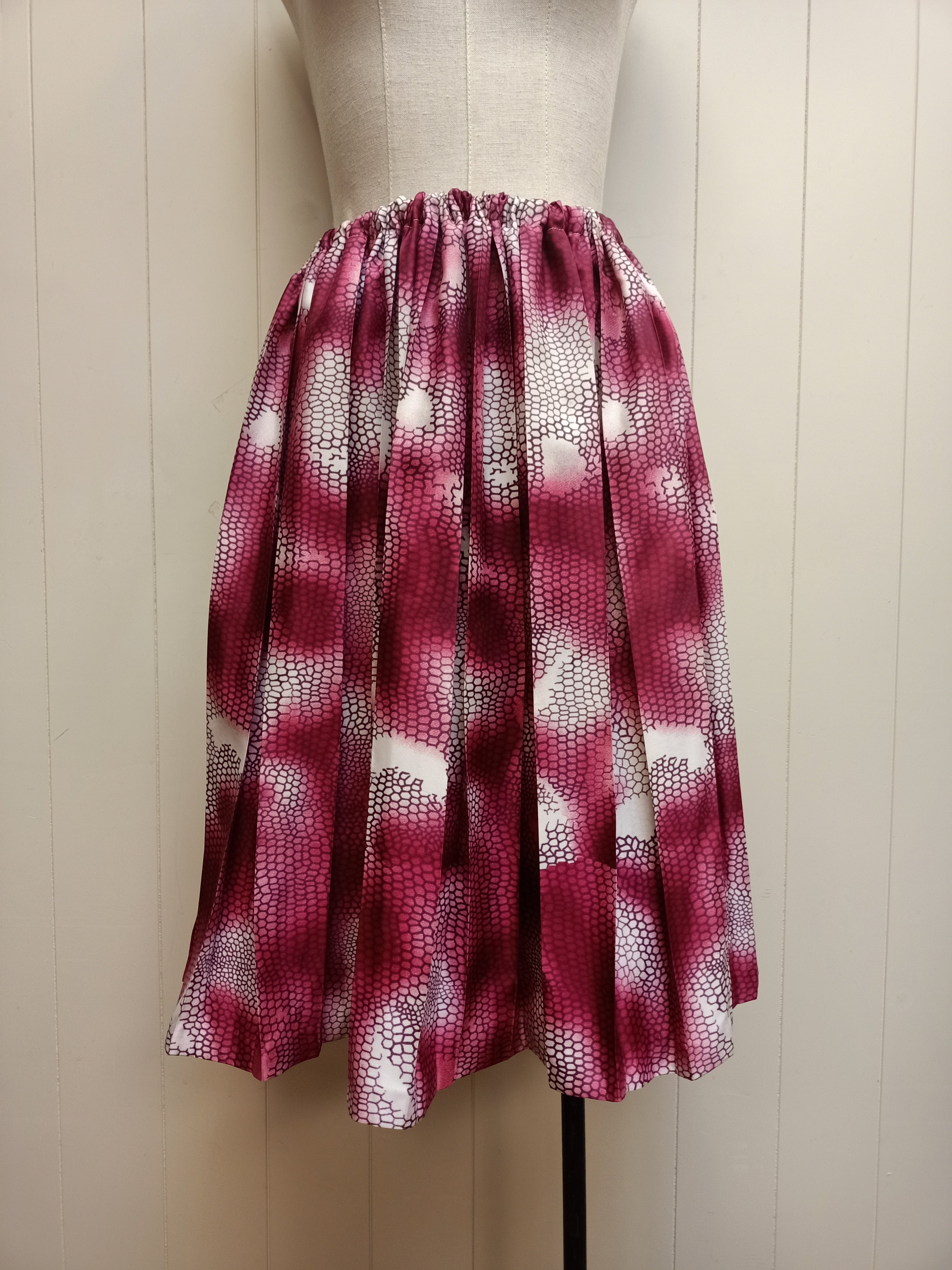 Vintage Snake Print Skirt