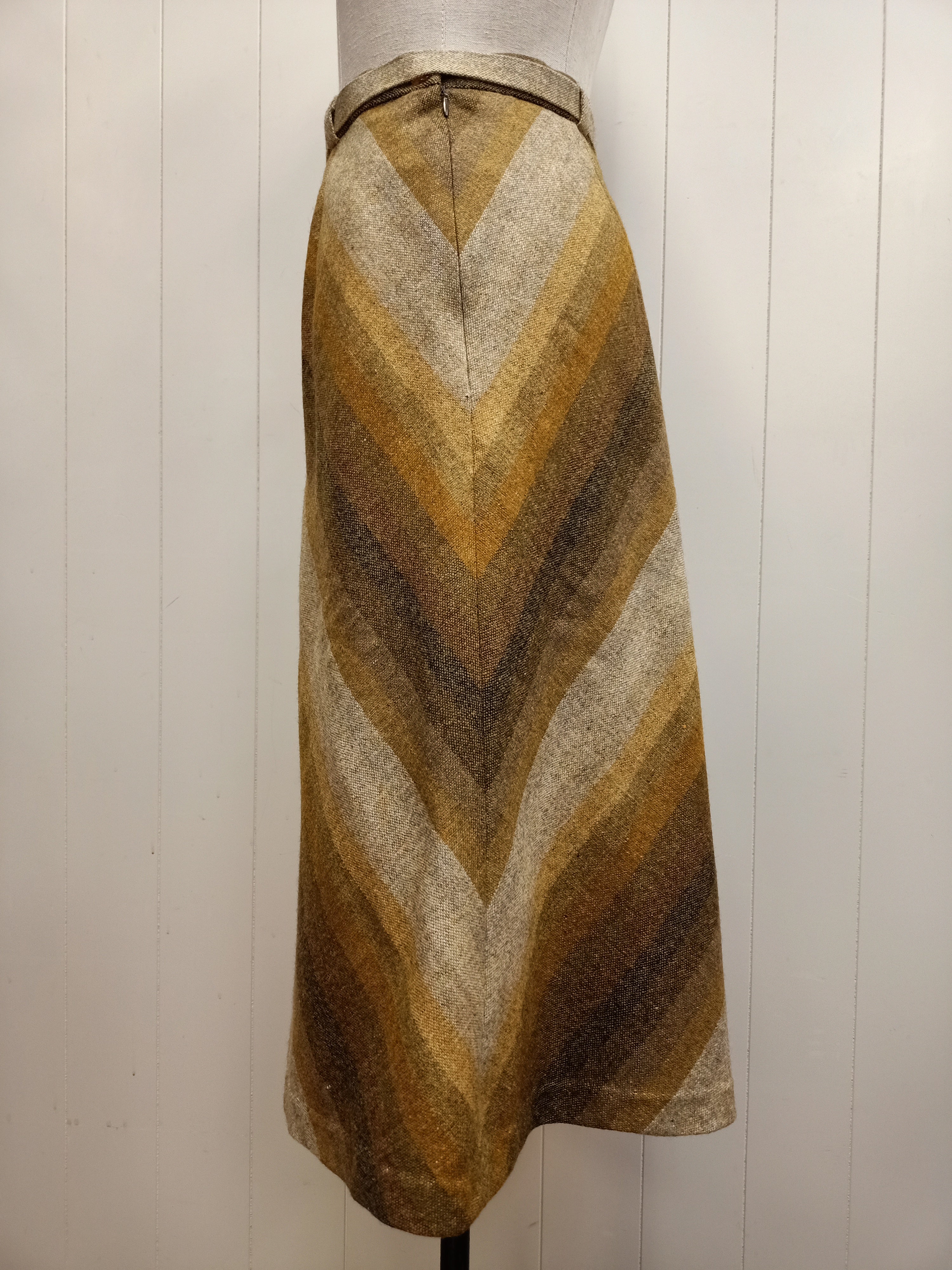 Vintage Stylemaster Wool Bias Cut Skirt