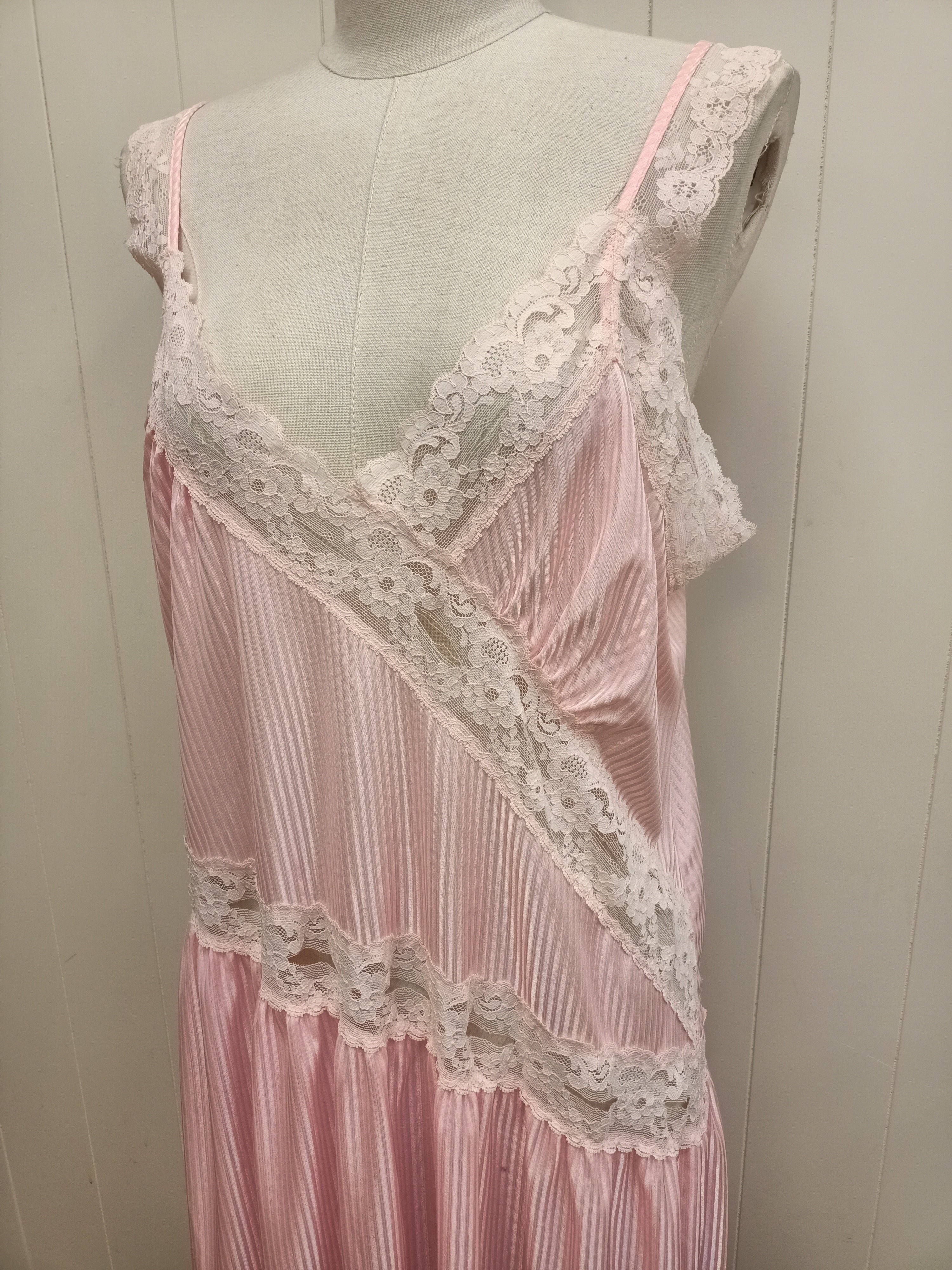 Vintage Lace Pink Nightie