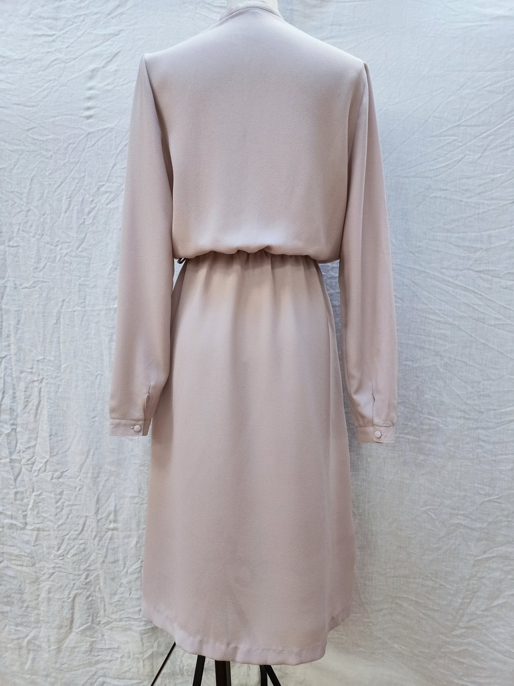 Vintage Grey Beige Dress