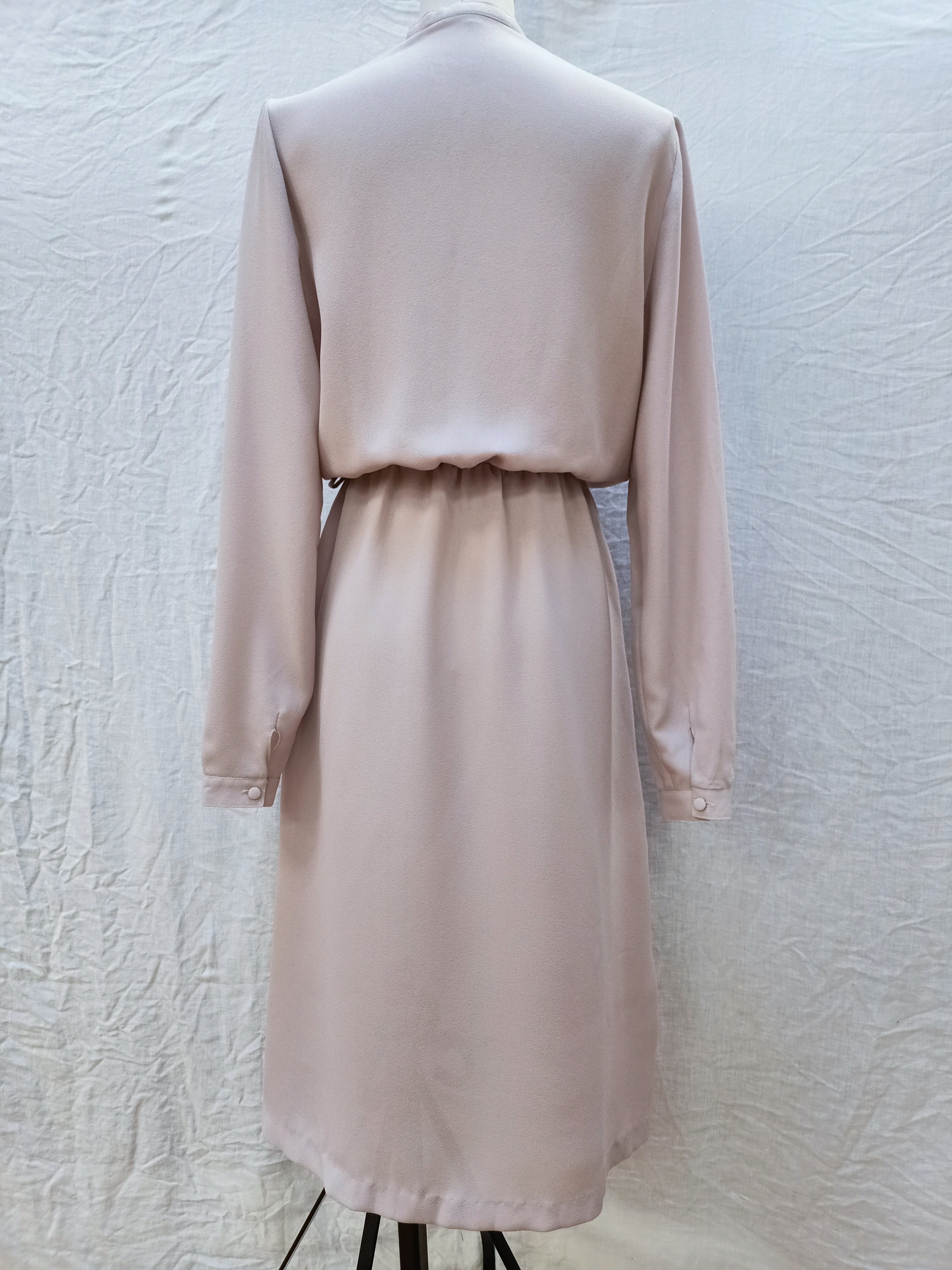 Vintage Grey Beige Dress
