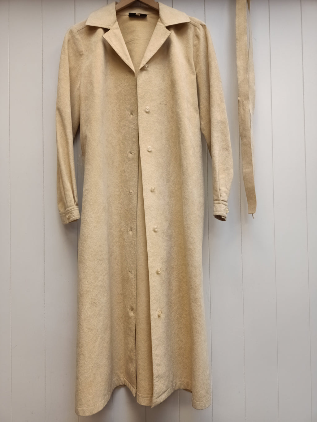 Vintage El-Jay Faux Suede Duster Dress