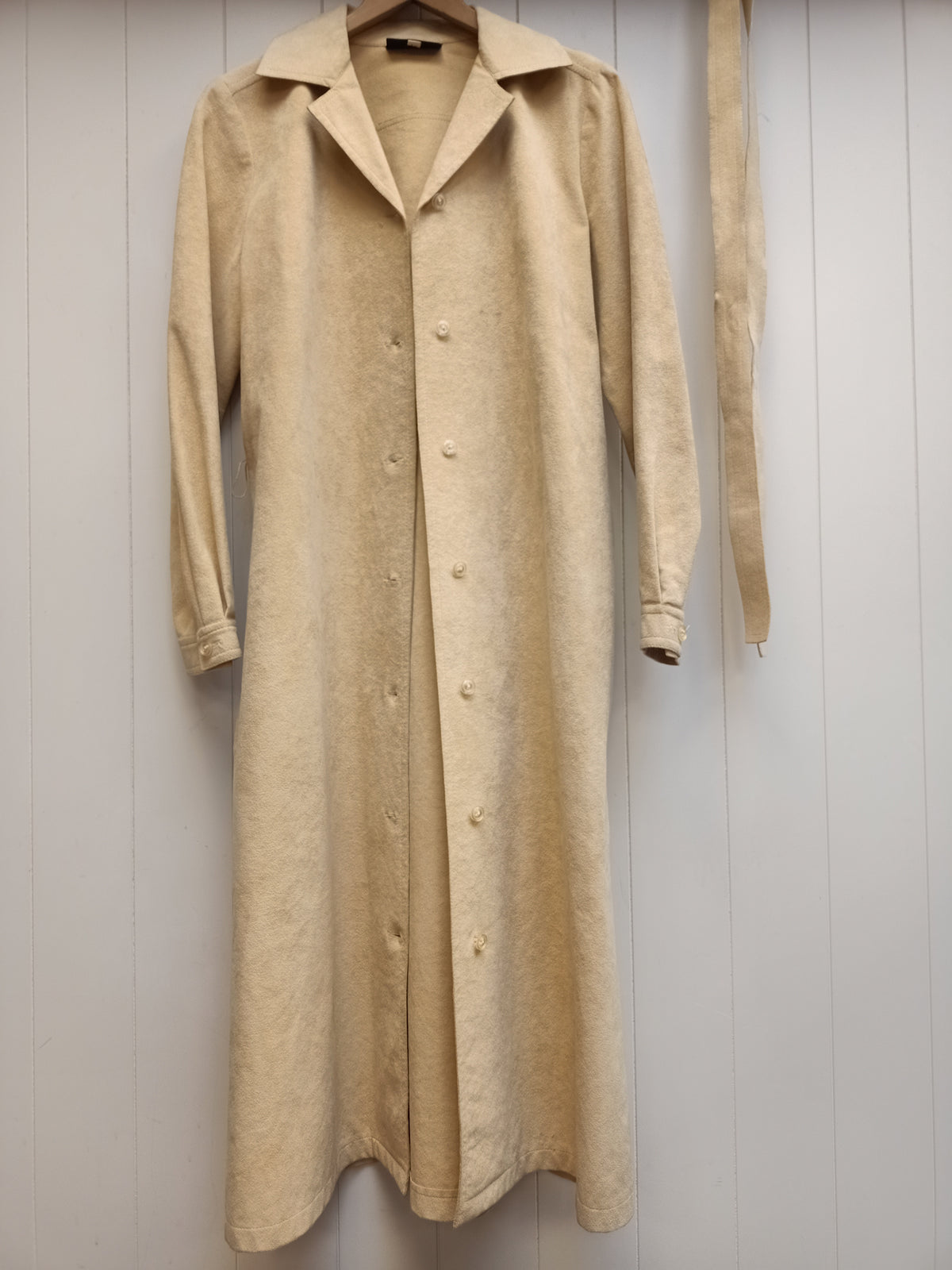 Vintage El-Jay Faux Suede Duster Dress