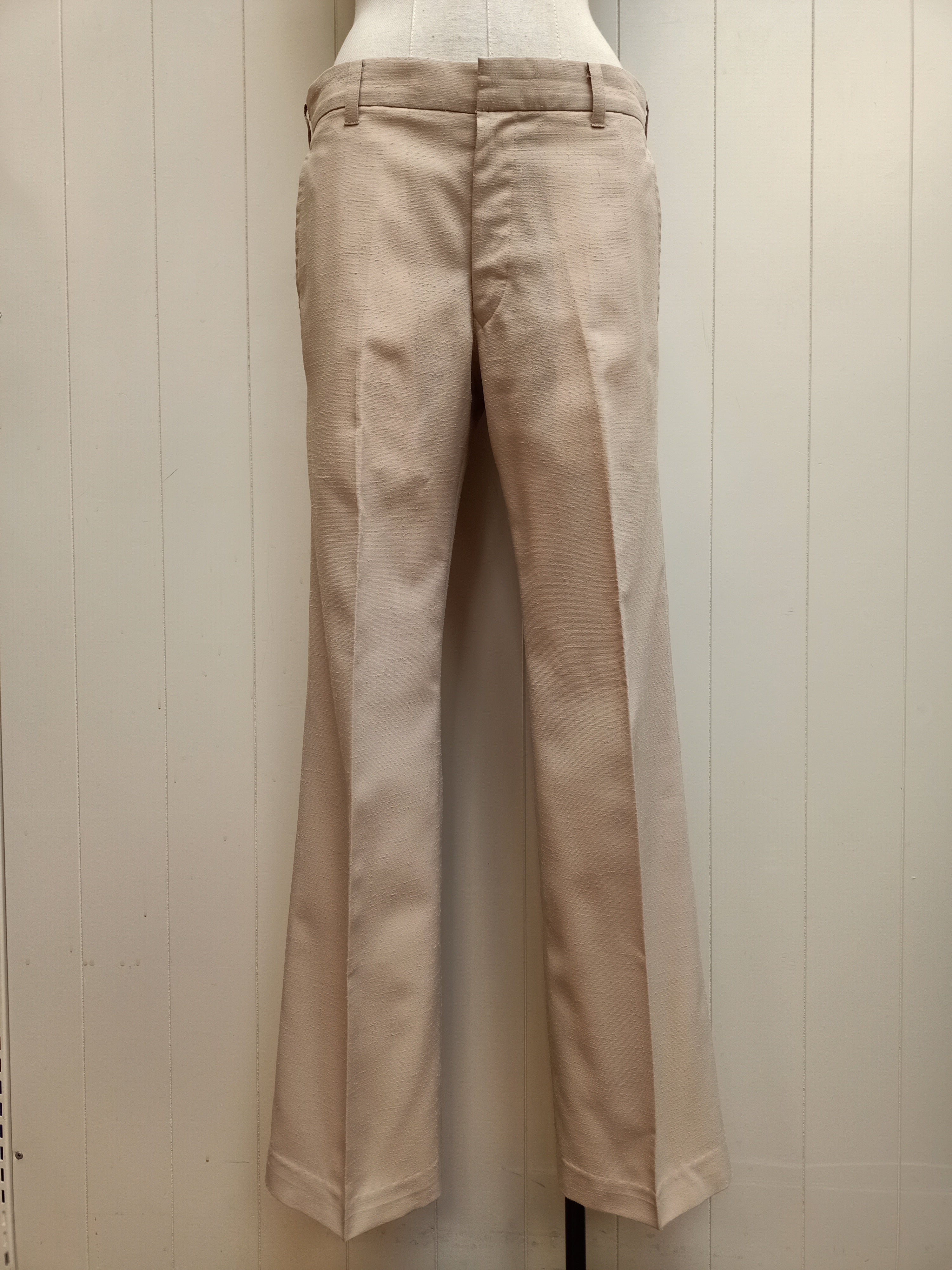 Vintage Mens Best Men Tailer Slub Pants