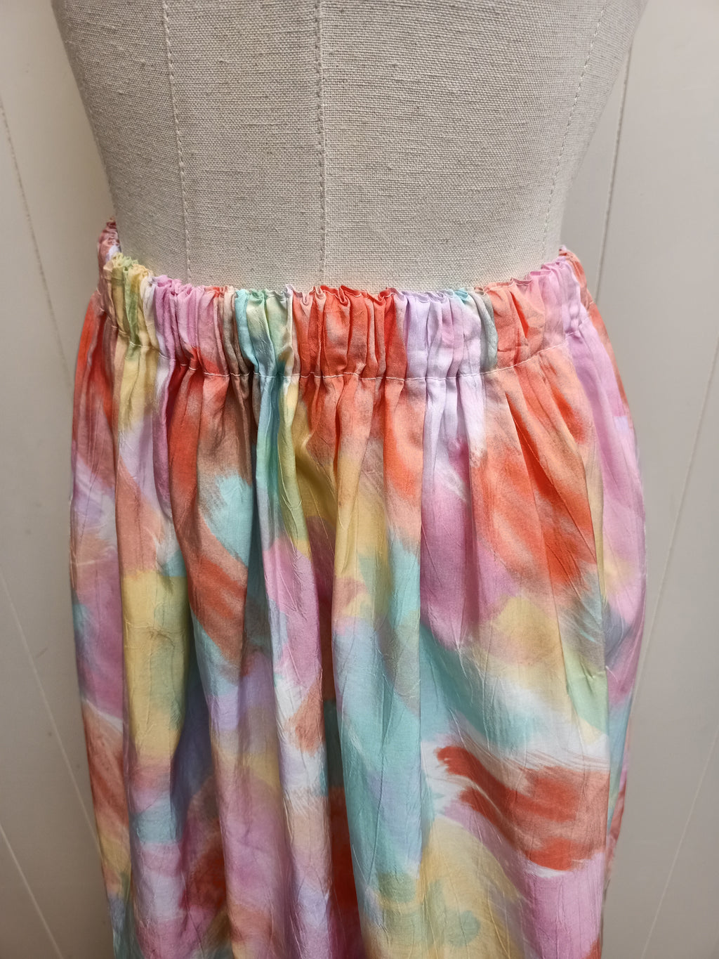 Vintage Paint Stroke Skirt