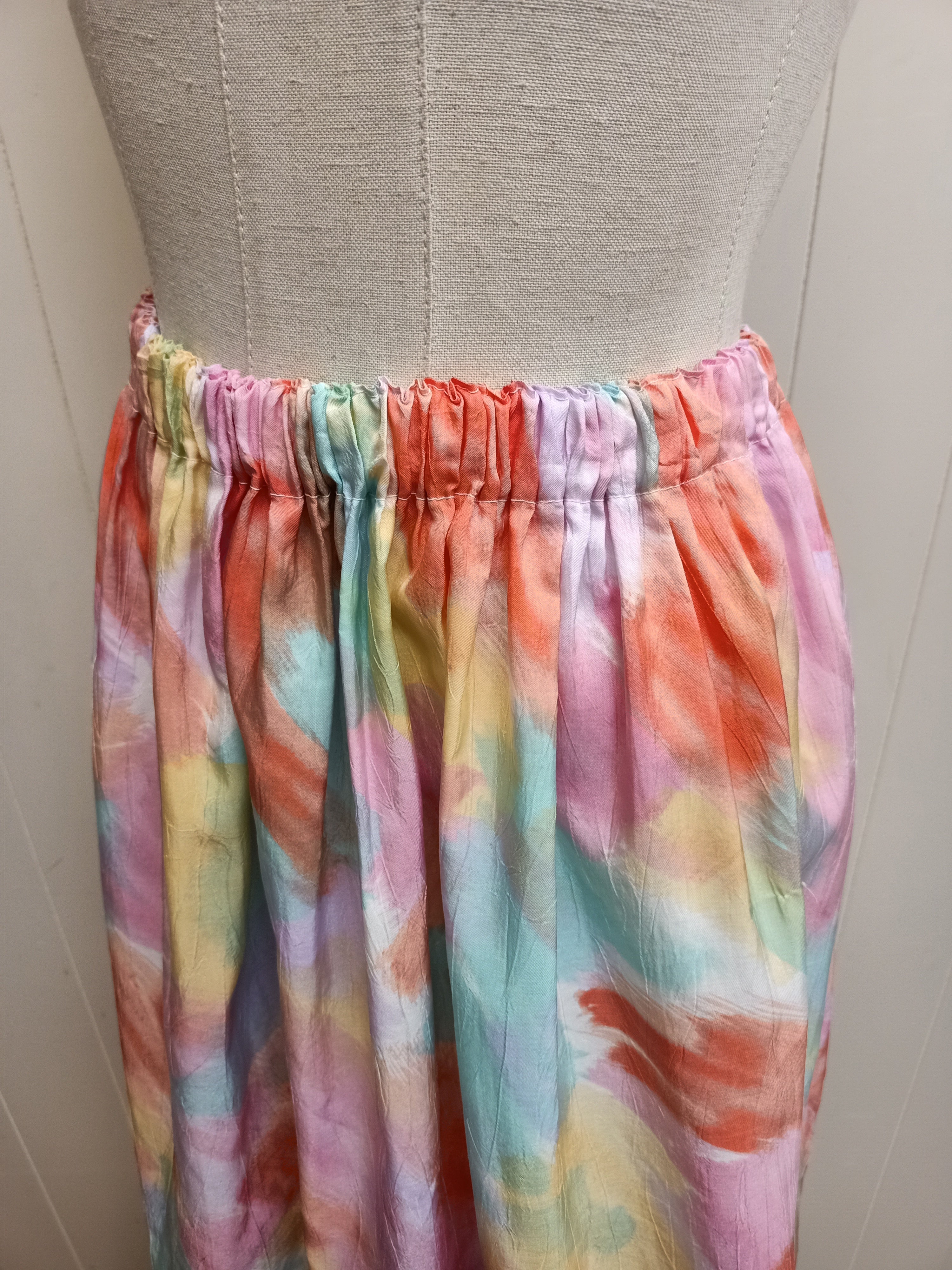 Vintage Paint Stroke Skirt