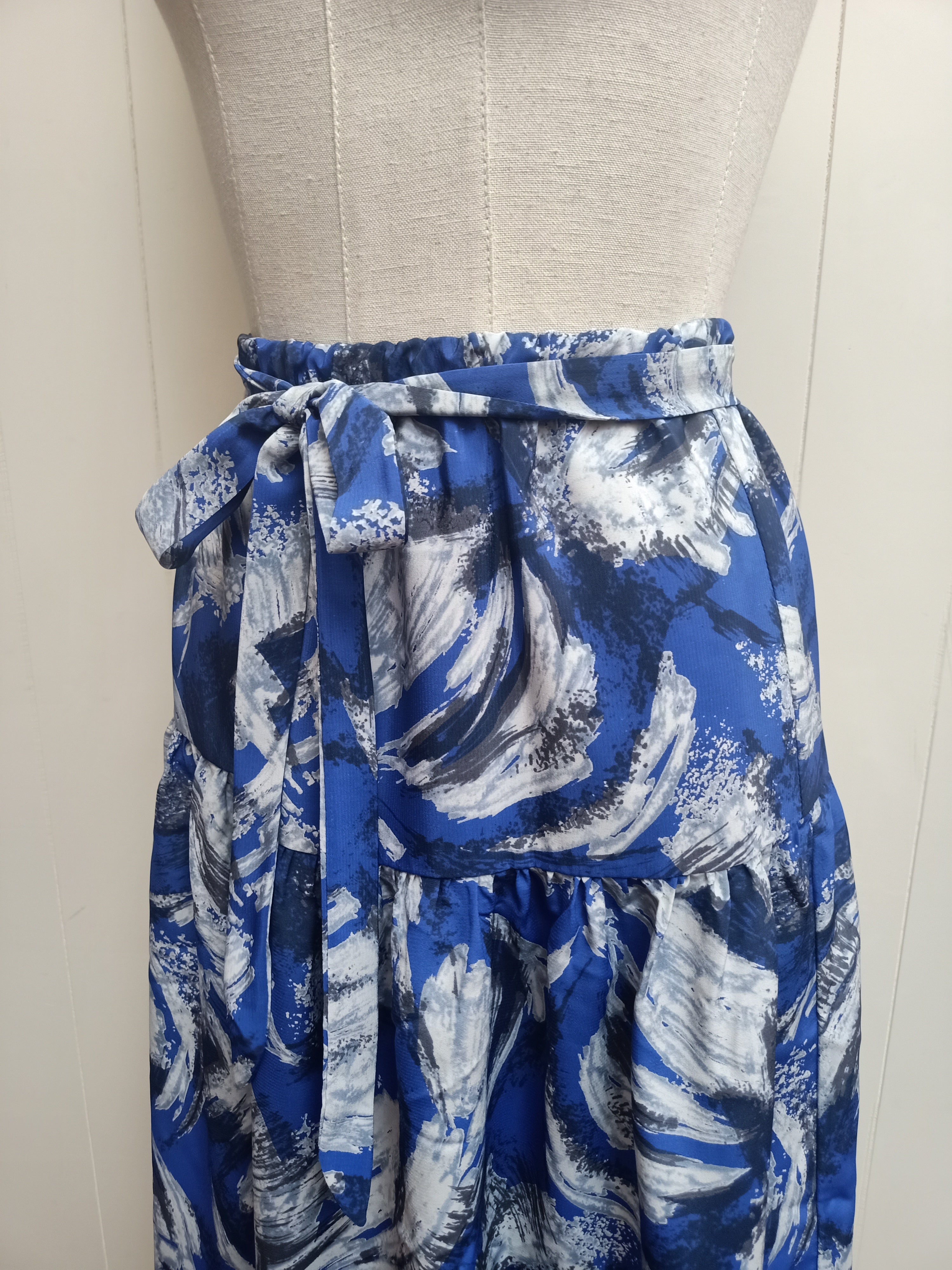 Vintage Brush Strokes Skirt