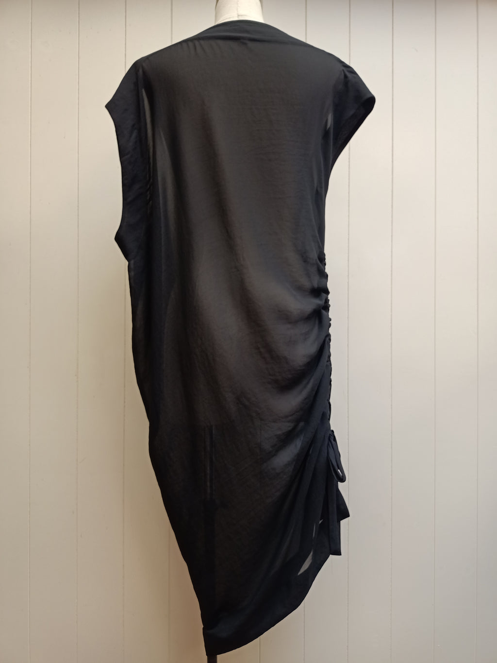 Moochi Black Chiffon Dress