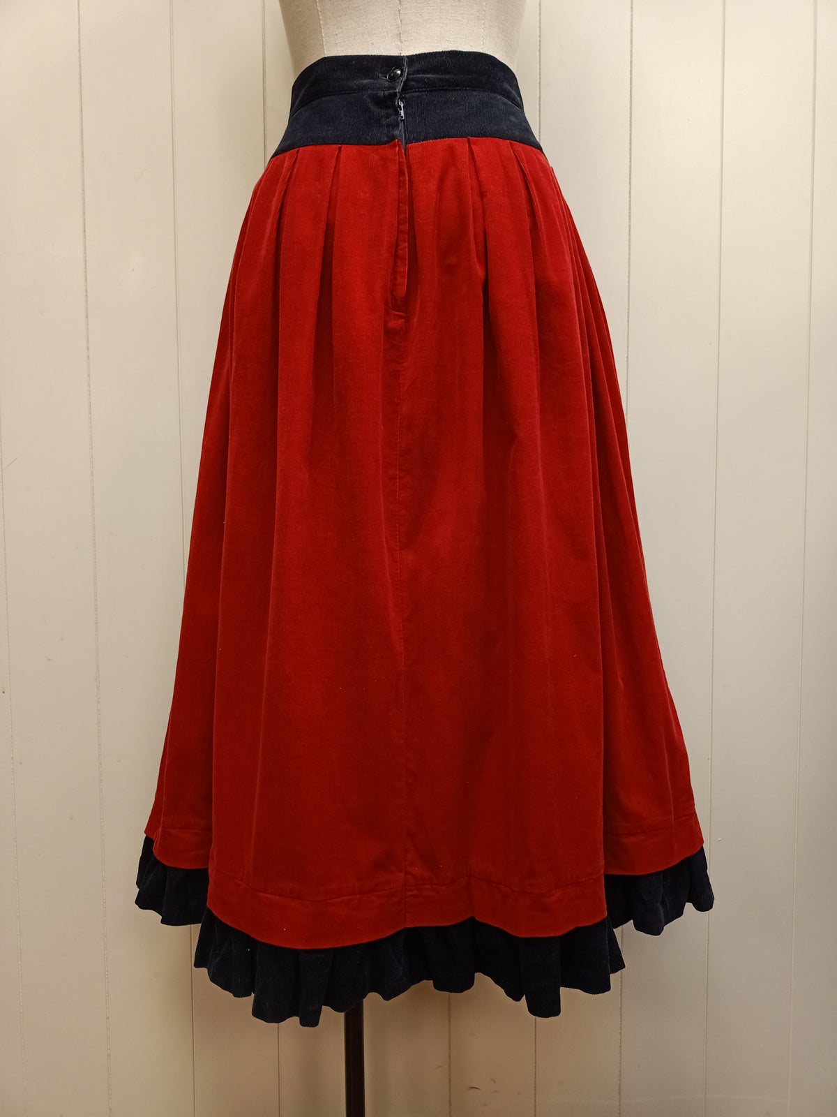 Vintage Gumboots Corduroy Skirt